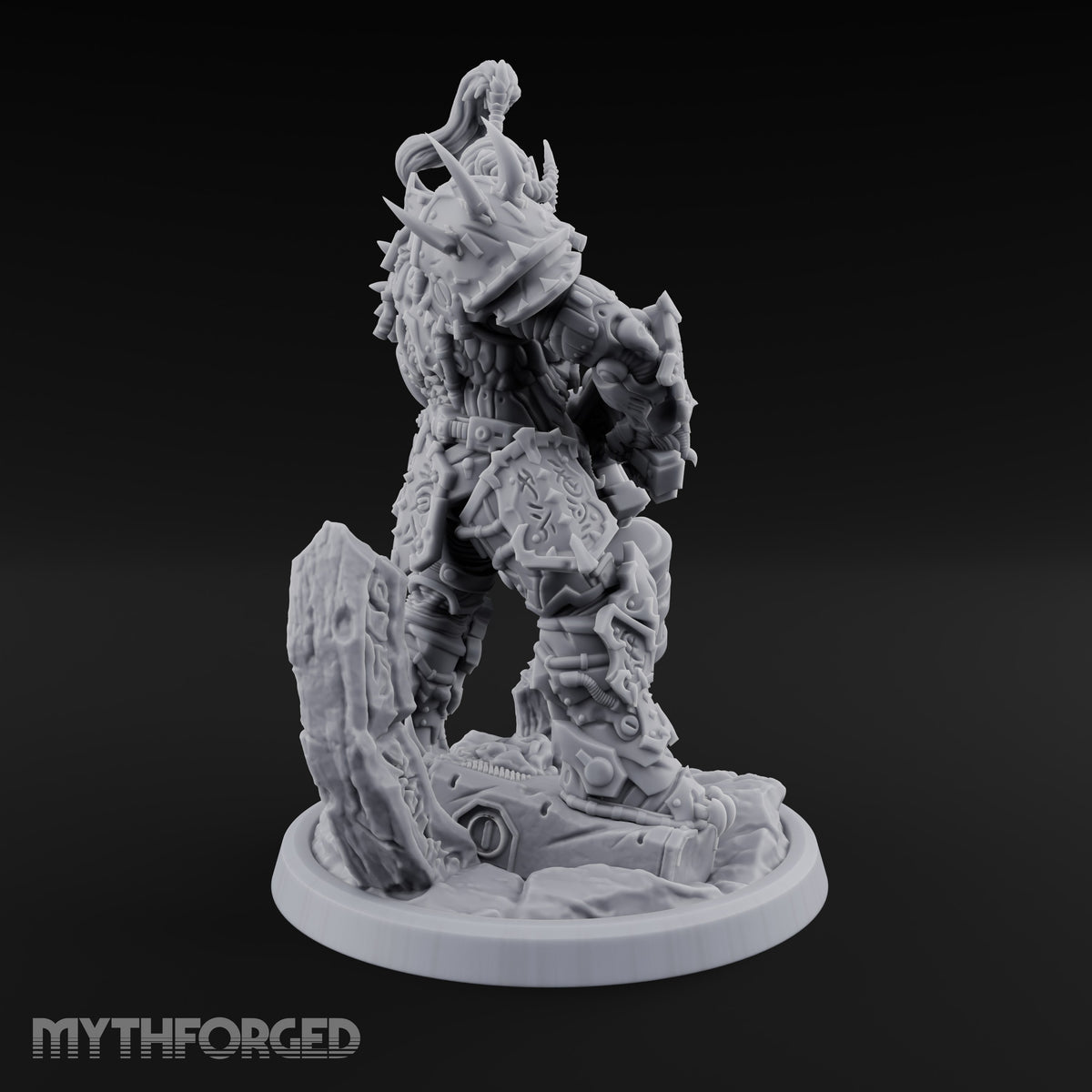 Dark Matter of Fact Human Spiked Armoured Warrior B — VFX