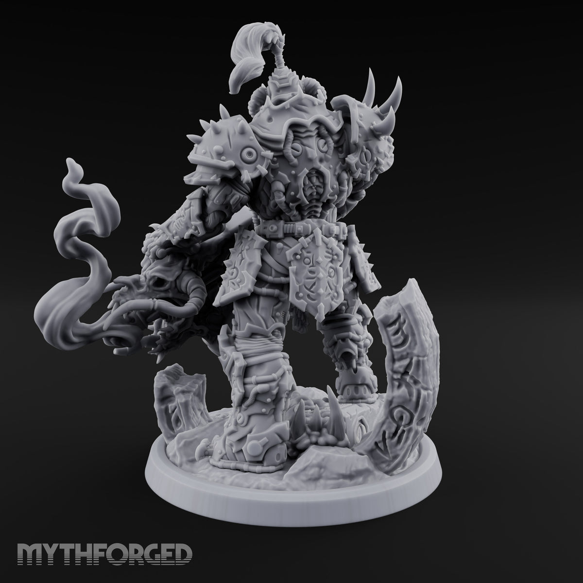 Dark Matter of Fact Human Spiked Armoured Warrior B — VFX