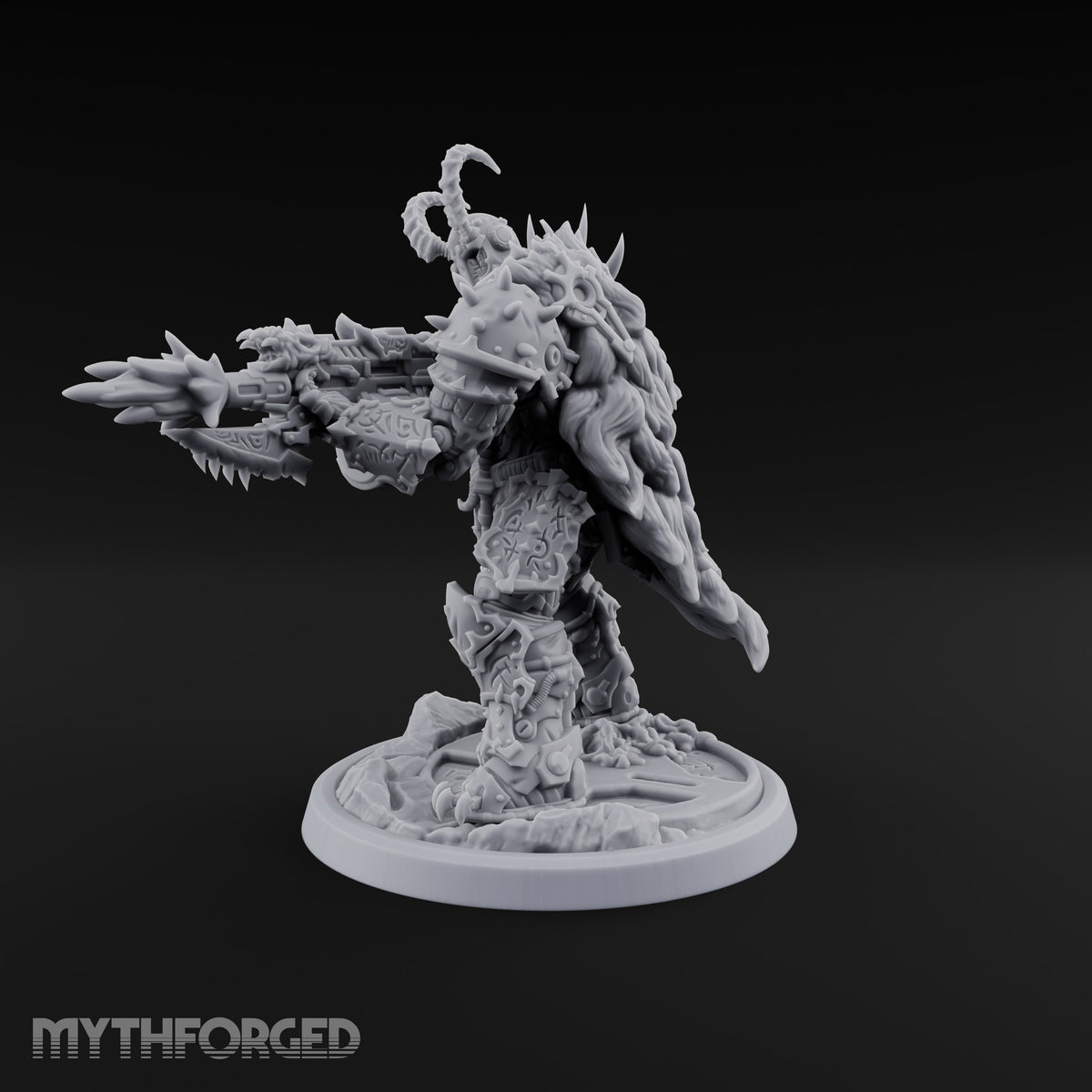 Dark Matter of Fact Human Spiked Armoured Warrior C — VFX