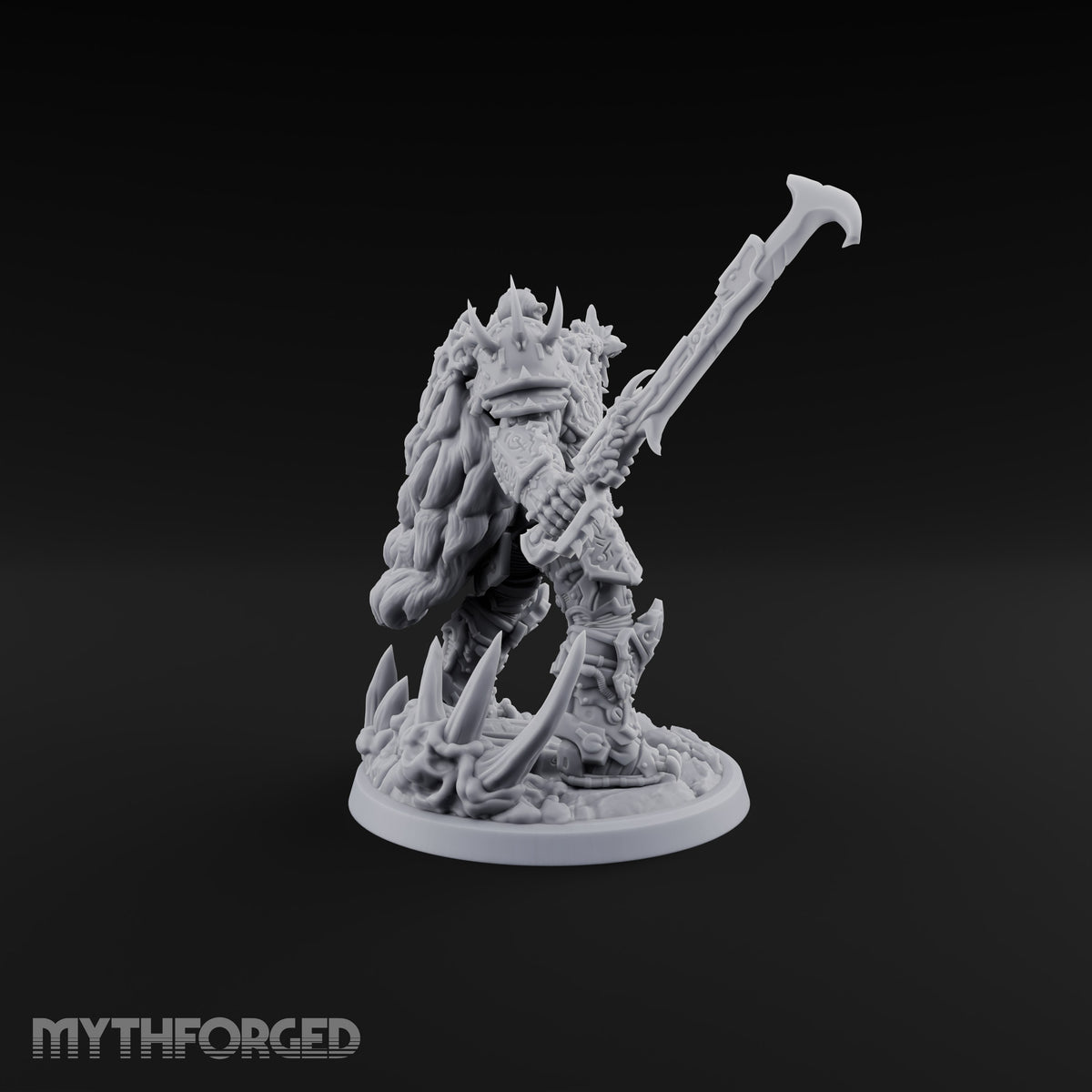 Dark Matter of Fact Human Spiked Armoured Warrior D — VFX