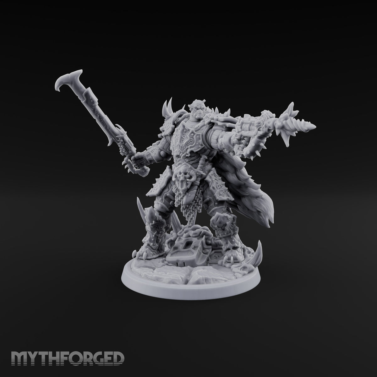 Dark Matter of Fact Human Spiked Armoured Warrior D — VFX
