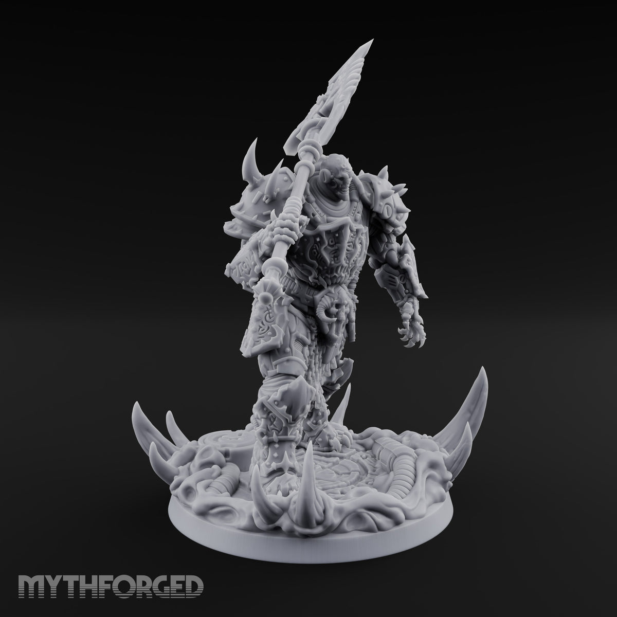 Dark Matter of Fact Human Spiked Armoured Warrior E