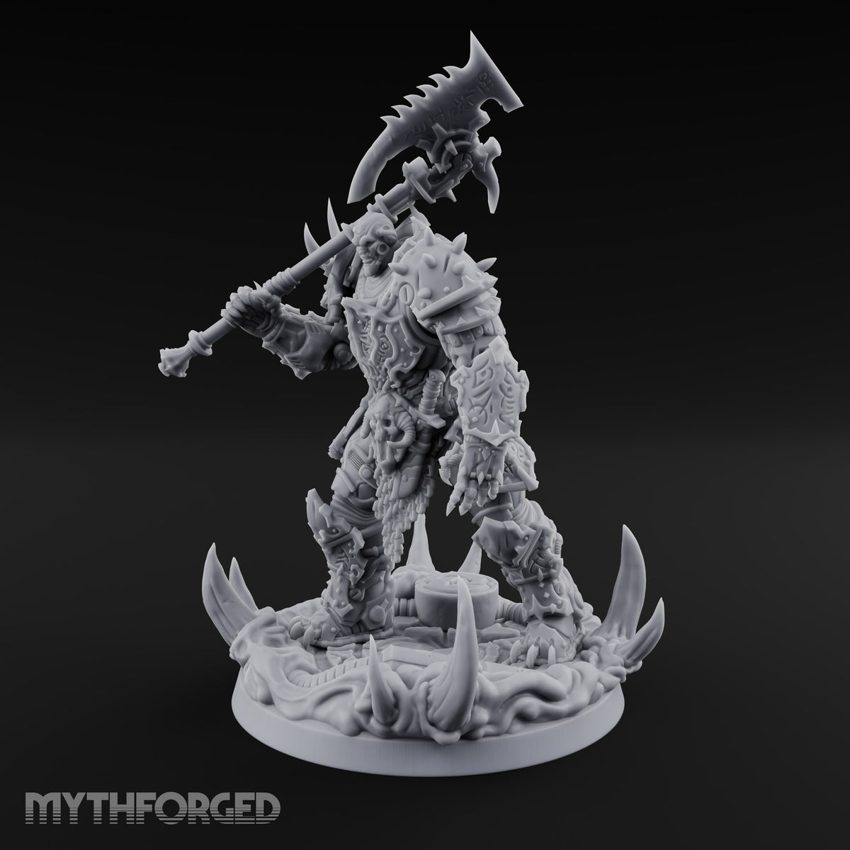 Dark Matter of Fact Human Spiked Armoured Warrior E