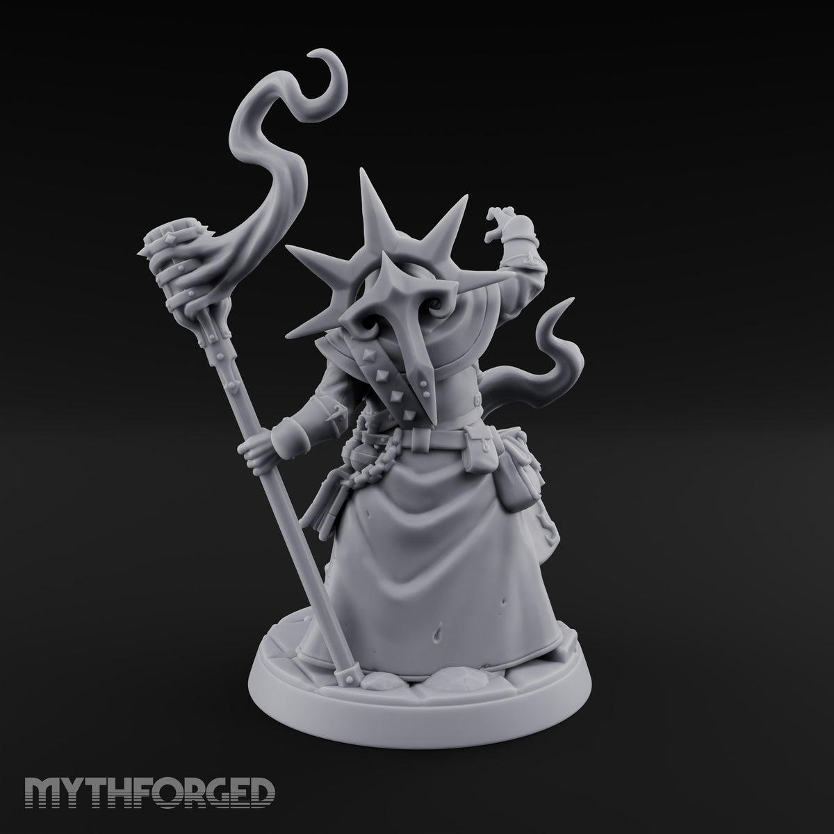 Prescription Written in Smoke Apothecary Priestess — With Cauldron