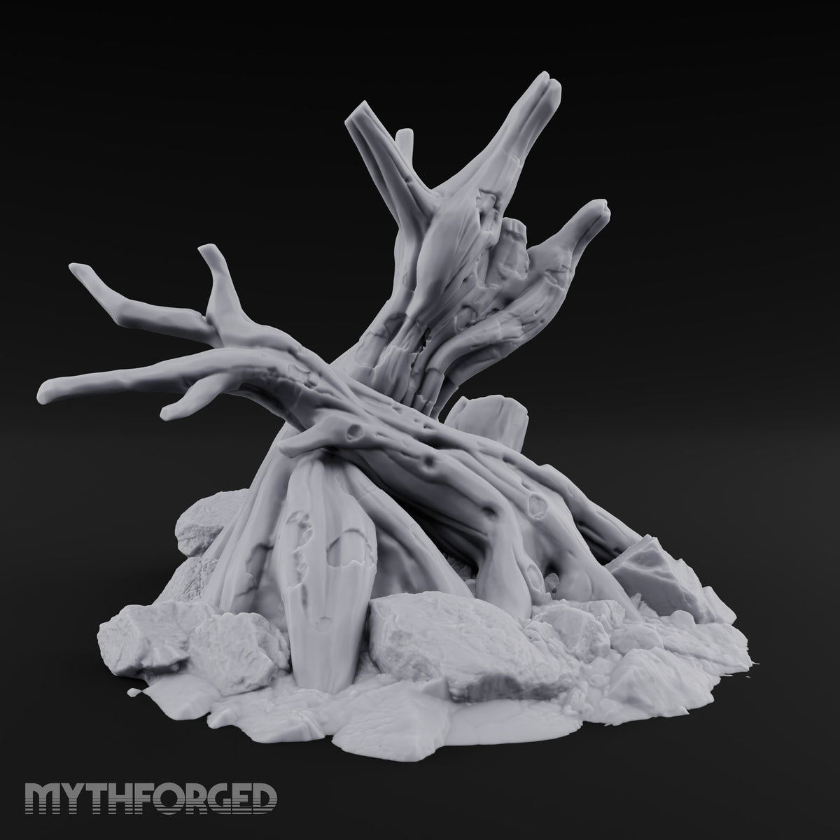 Wind Took the Leaves Dead Tree Terrain Set — C · Standard