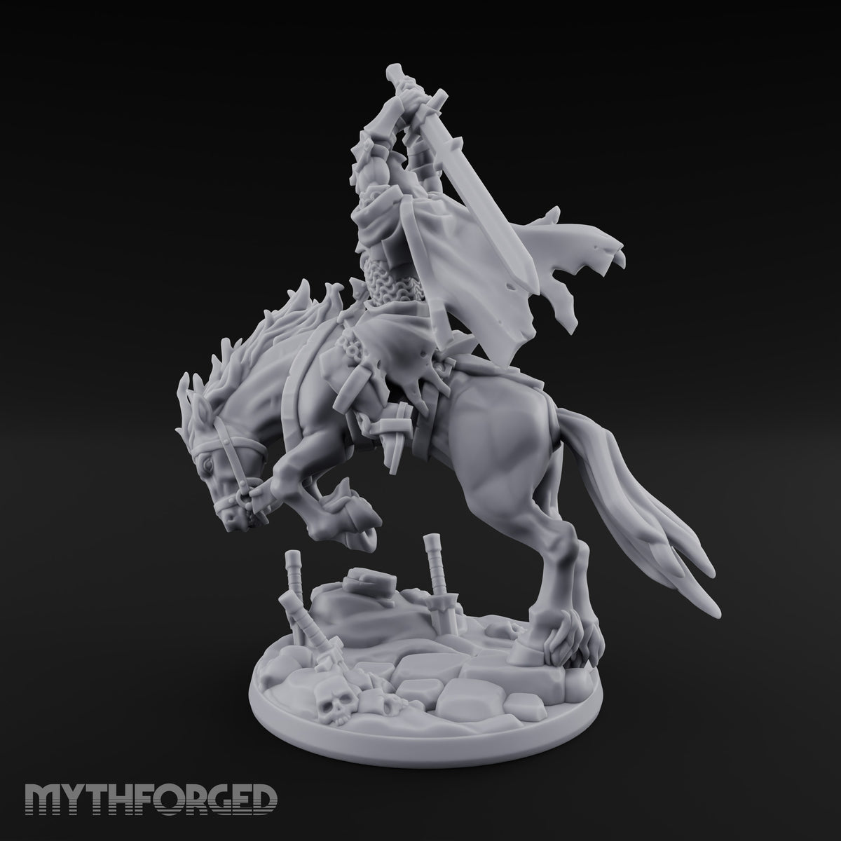 Hooves Strike Sparks, Vows Stay Broken Death Knight Rider B