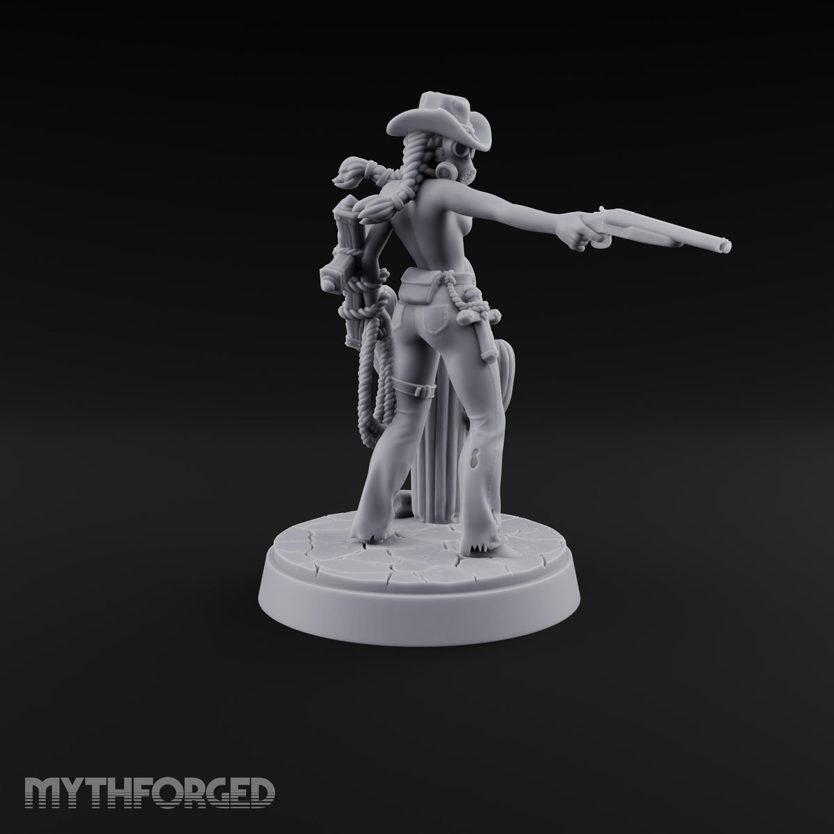 Keeping the Peace Masked Deputy A Miniature for Dungeons and Dragons, Pathfinder or other TTRPGs