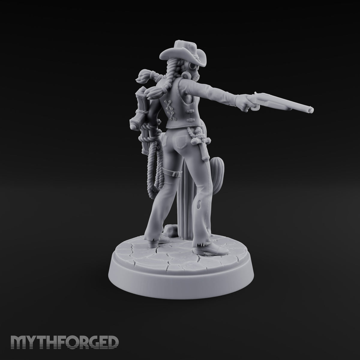 Keeping the Peace Masked Deputy A Miniature for Dungeons and Dragons, Pathfinder or other TTRPGs