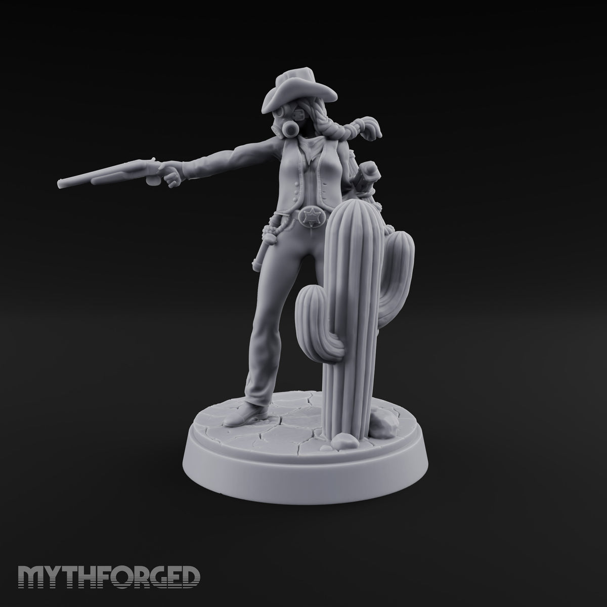 Keeping the Peace Masked Deputy A Miniature for Dungeons and Dragons, Pathfinder or other TTRPGs