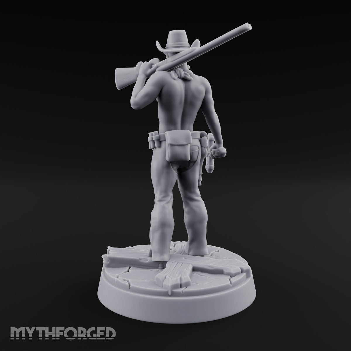 Keeping the Peace Masked Deputy F Miniature for Dungeons and Dragons, Pathfinder or other TTRPGs