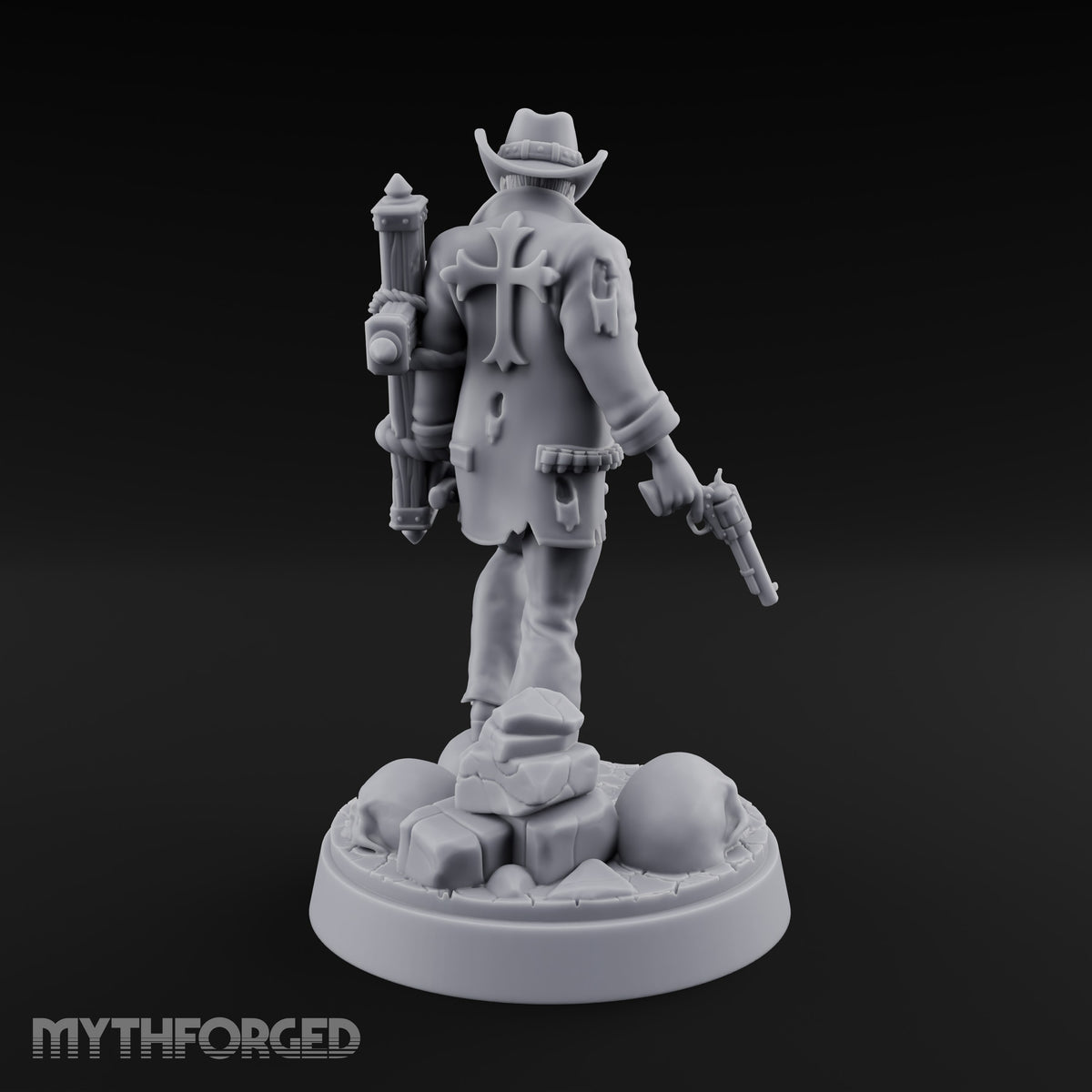 Keeping the Peace Masked Deputy H Miniature for Dungeons and Dragons, Pathfinder or other TTRPGs