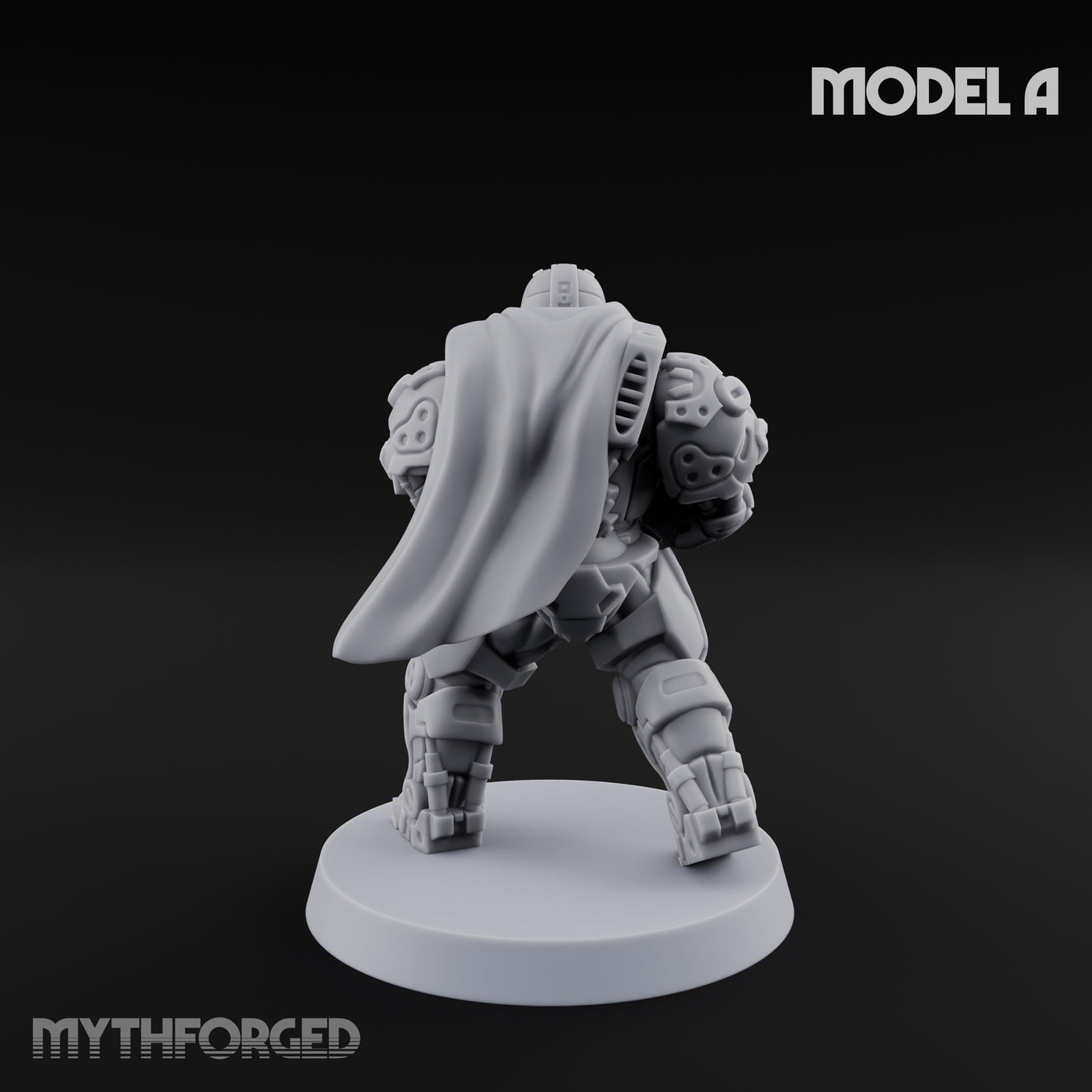 Heavy Armoured Desert Trooper A Miniature for Dungeons and Dragons, Pathfinder or other TTRPGs