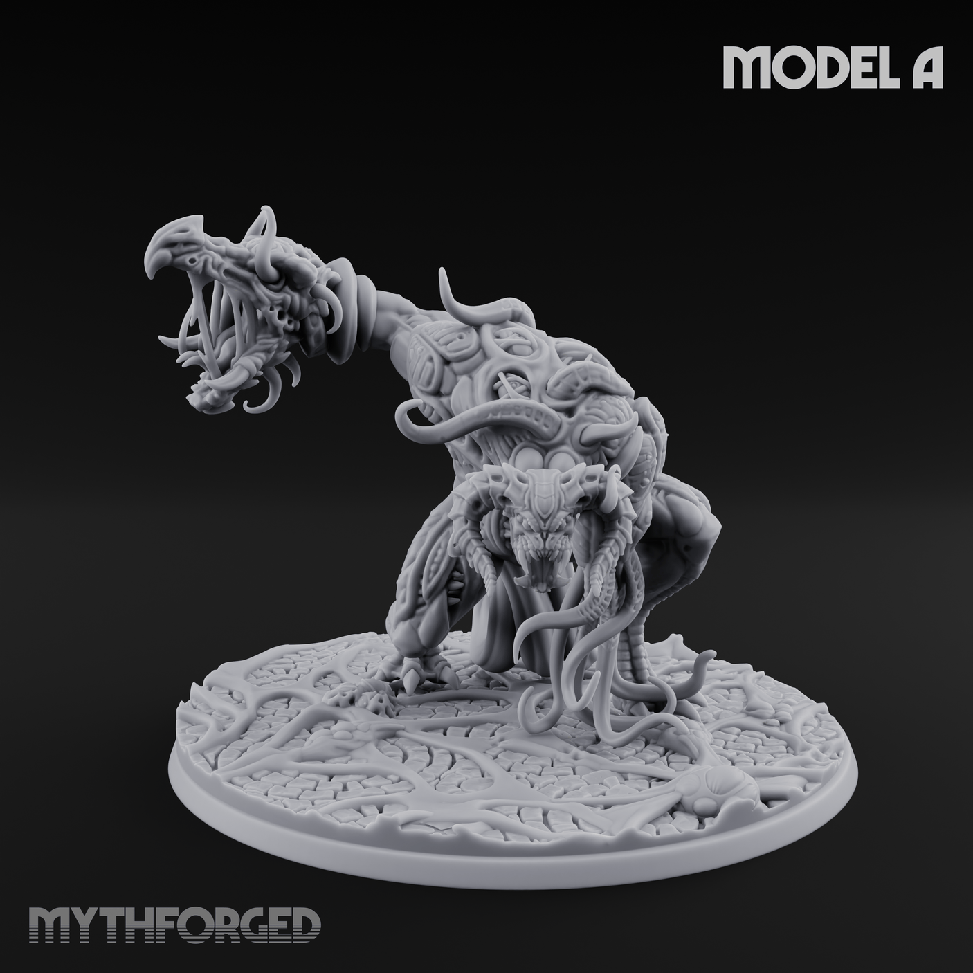 Tentacles Writhing Star Spawn Despoilers Miniature for Dungeons and Dragons, Pathfinder or other TTRPGs