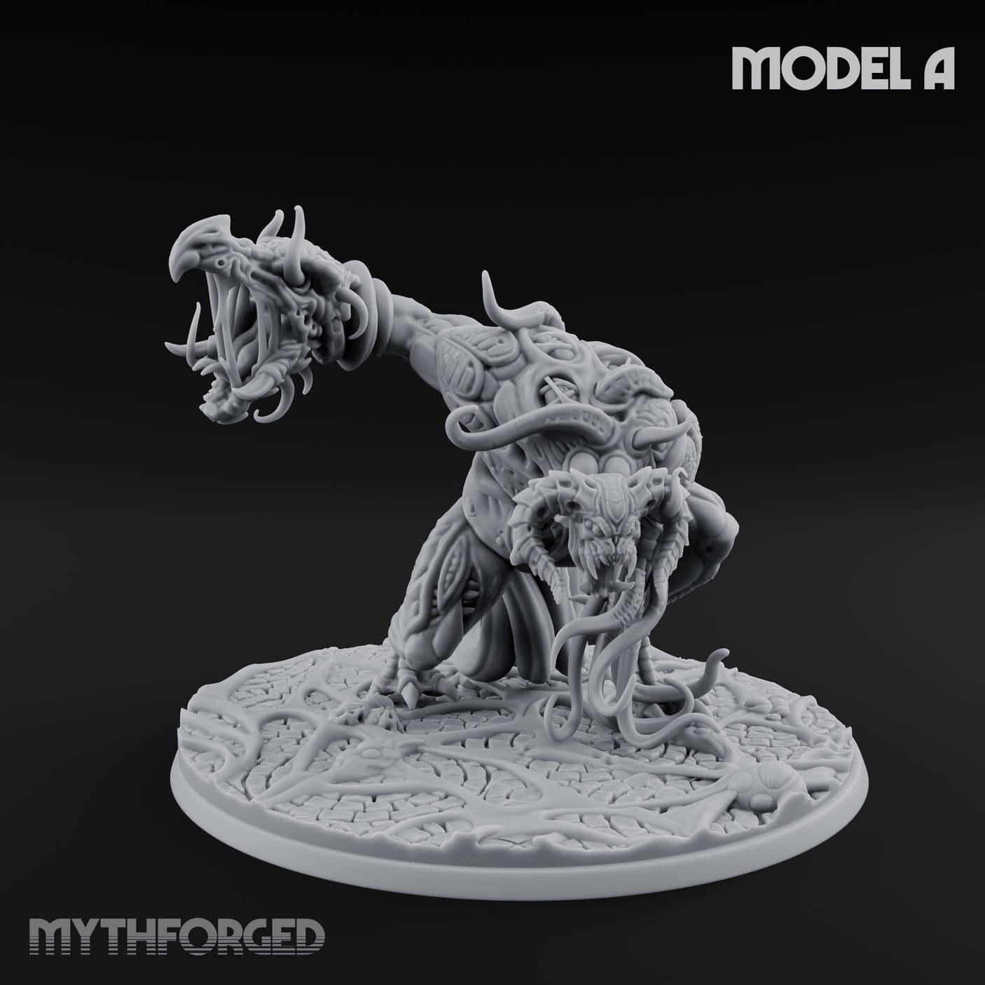 Tentacles Writhing Star Spawn Despoilers Miniature for Dungeons and Dragons, Pathfinder or other TTRPGs