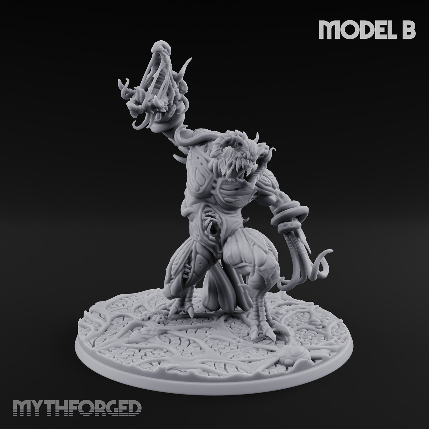 Tentacles Writhing Star Spawn Despoilers Miniature for Dungeons and Dragons, Pathfinder or other TTRPGs