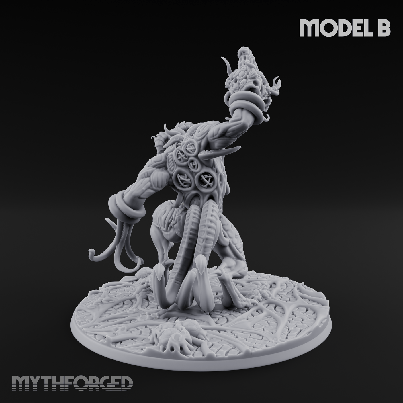 Tentacles Writhing Star Spawn Despoilers B Miniature for Dungeons and Dragons, Pathfinder or other TTRPGs