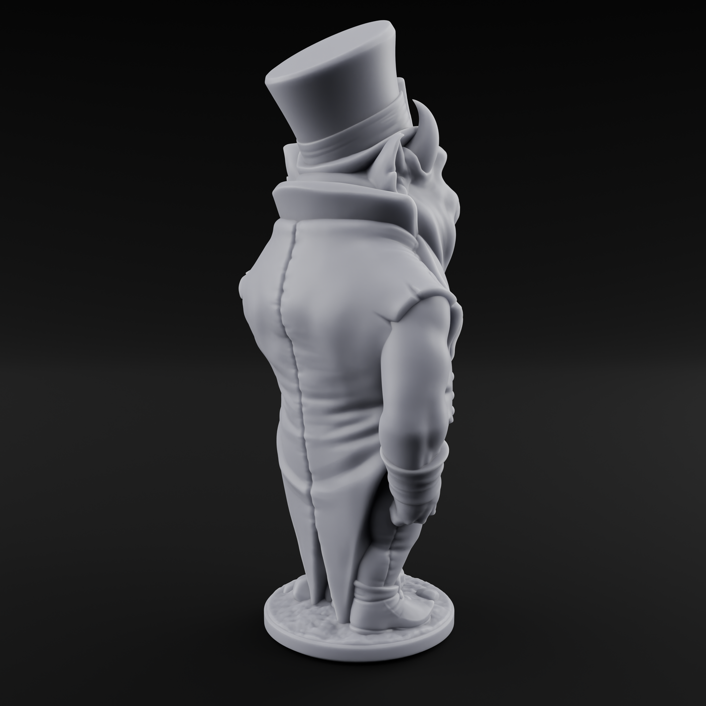Roll Up Roll Up Devil Entertainer A Miniature for Dungeons and Dragons, Pathfinder or other TTRPGs