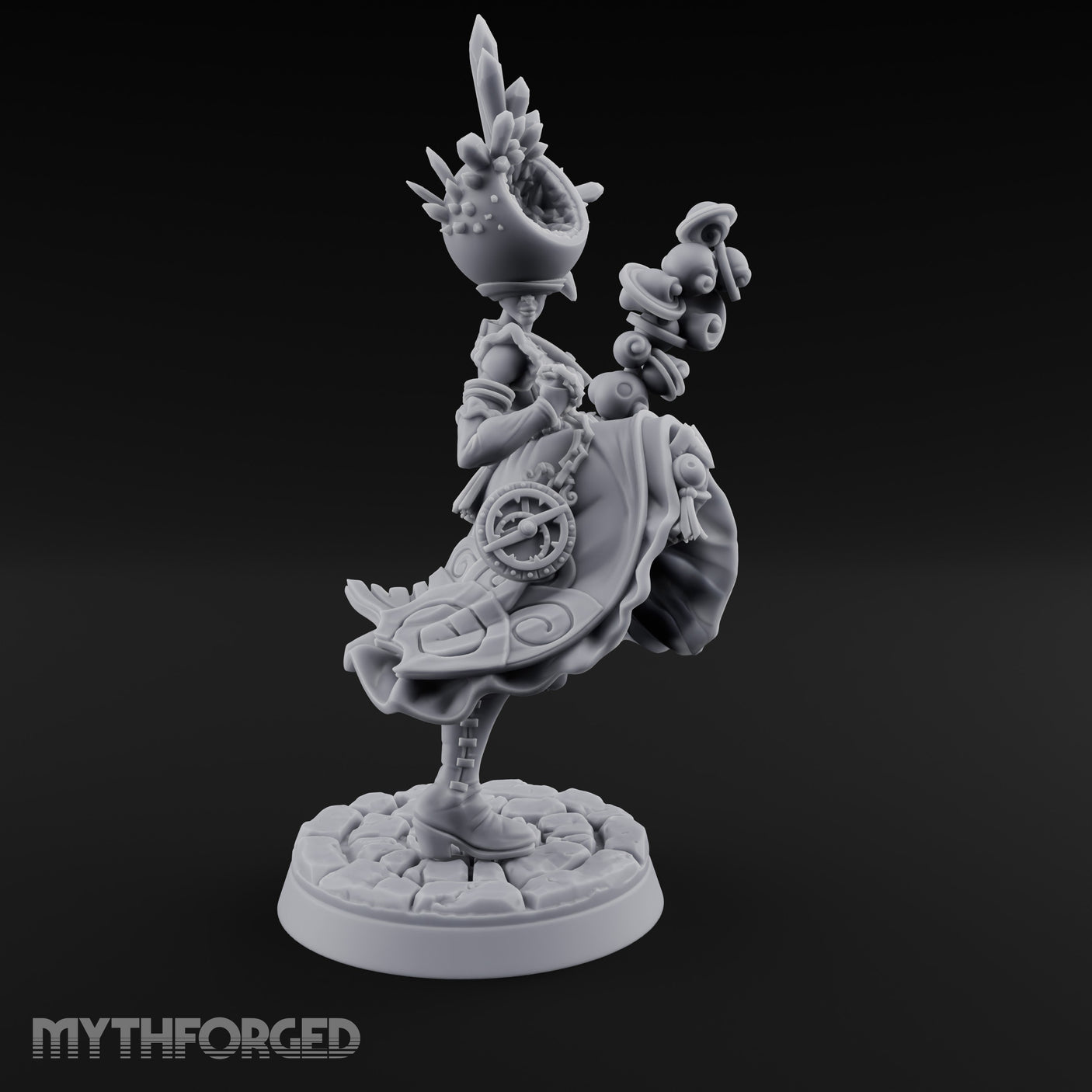 Dimension Shifting Sage Miniature for Dungeons and Dragons, Pathfinder or other TTRPGs