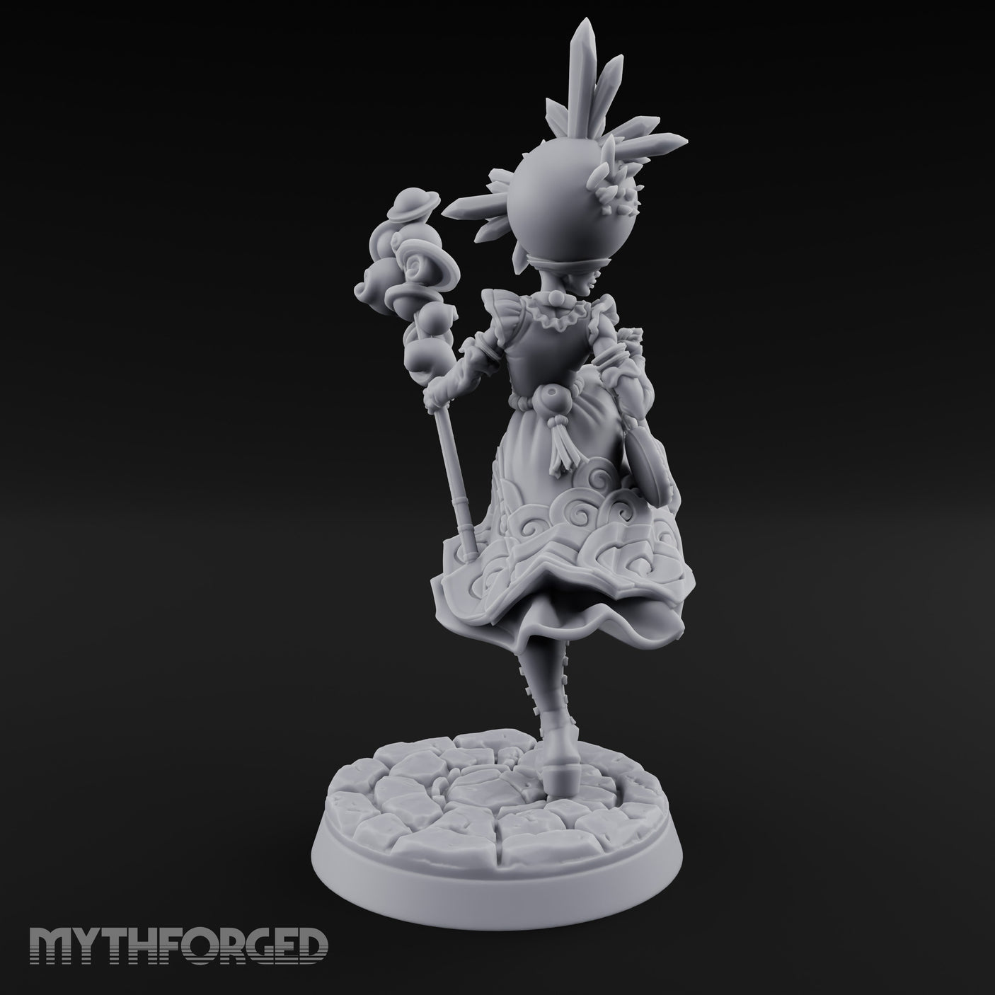 Dimension Shifting Sage Miniature for Dungeons and Dragons, Pathfinder or other TTRPGs
