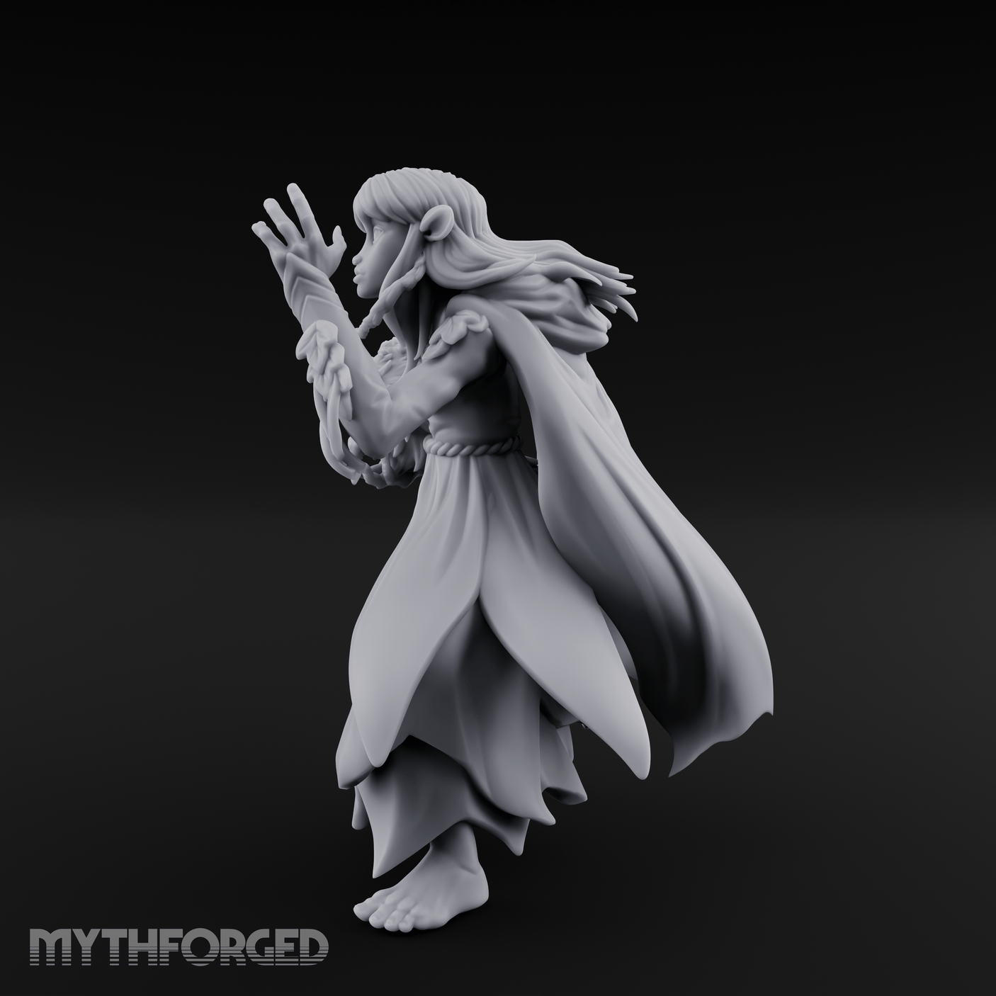 Dark Crystal Searching Adventurer Miniature for Dungeons and Dragons, Pathfinder or other TTRPGs