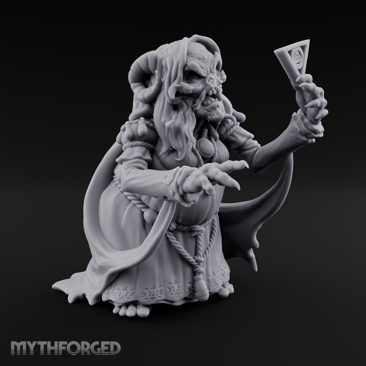 Spell Channeling Swamp Hag Miniature for Dungeons and Dragons, Pathfinder or other TTRPGs