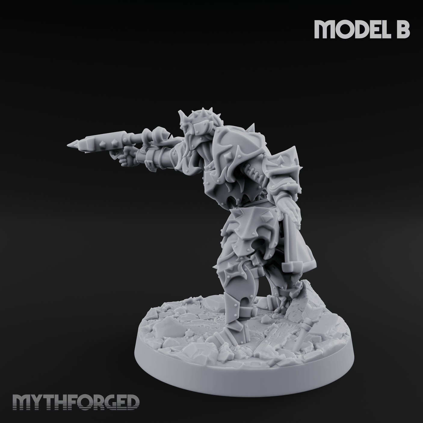 Cannon Crowned Sentinels B Miniature for Dungeons and Dragons, Pathfinder or other TTRPGs