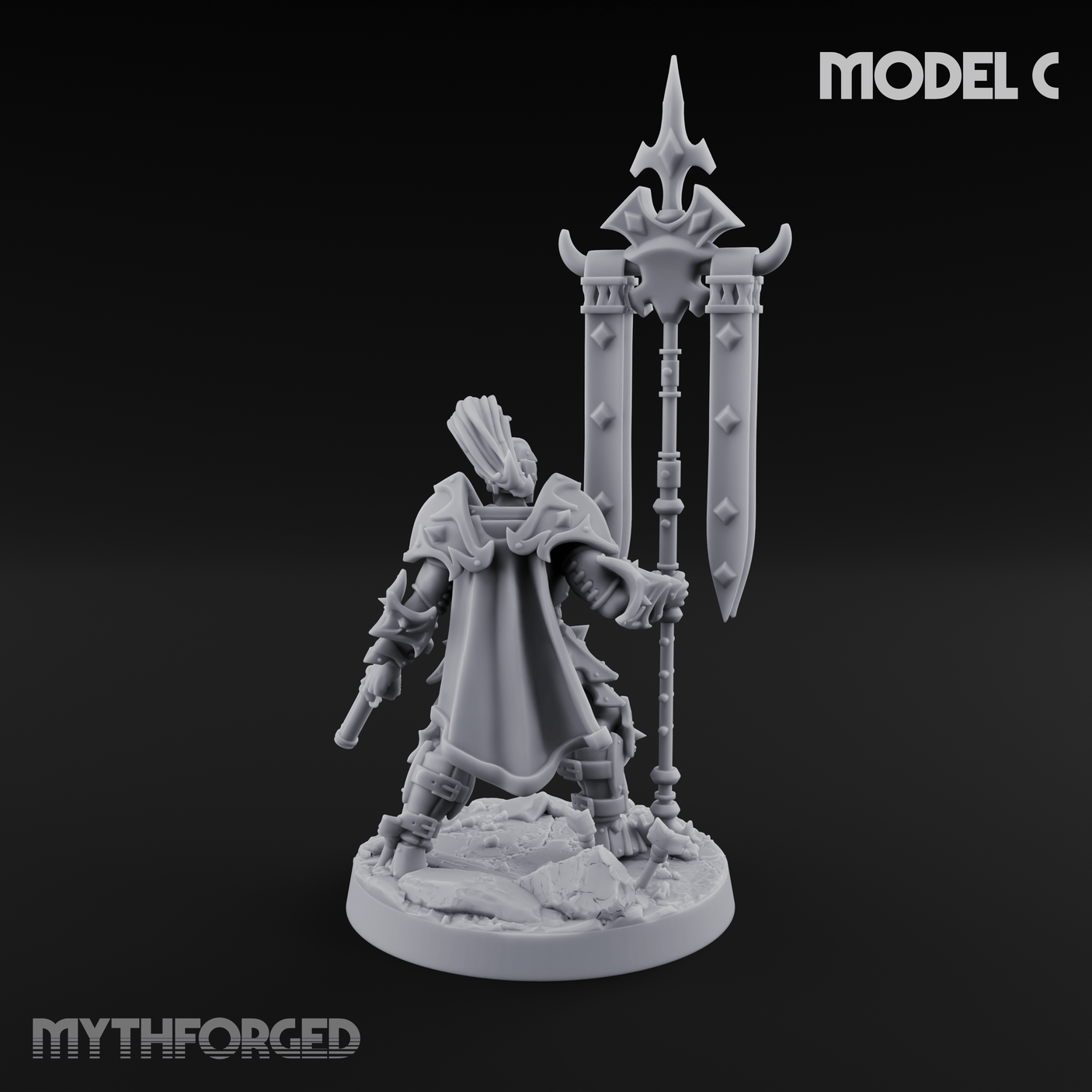 Cannon Crowned Sentinels C Miniature for Dungeons and Dragons, Pathfinder or other TTRPGs