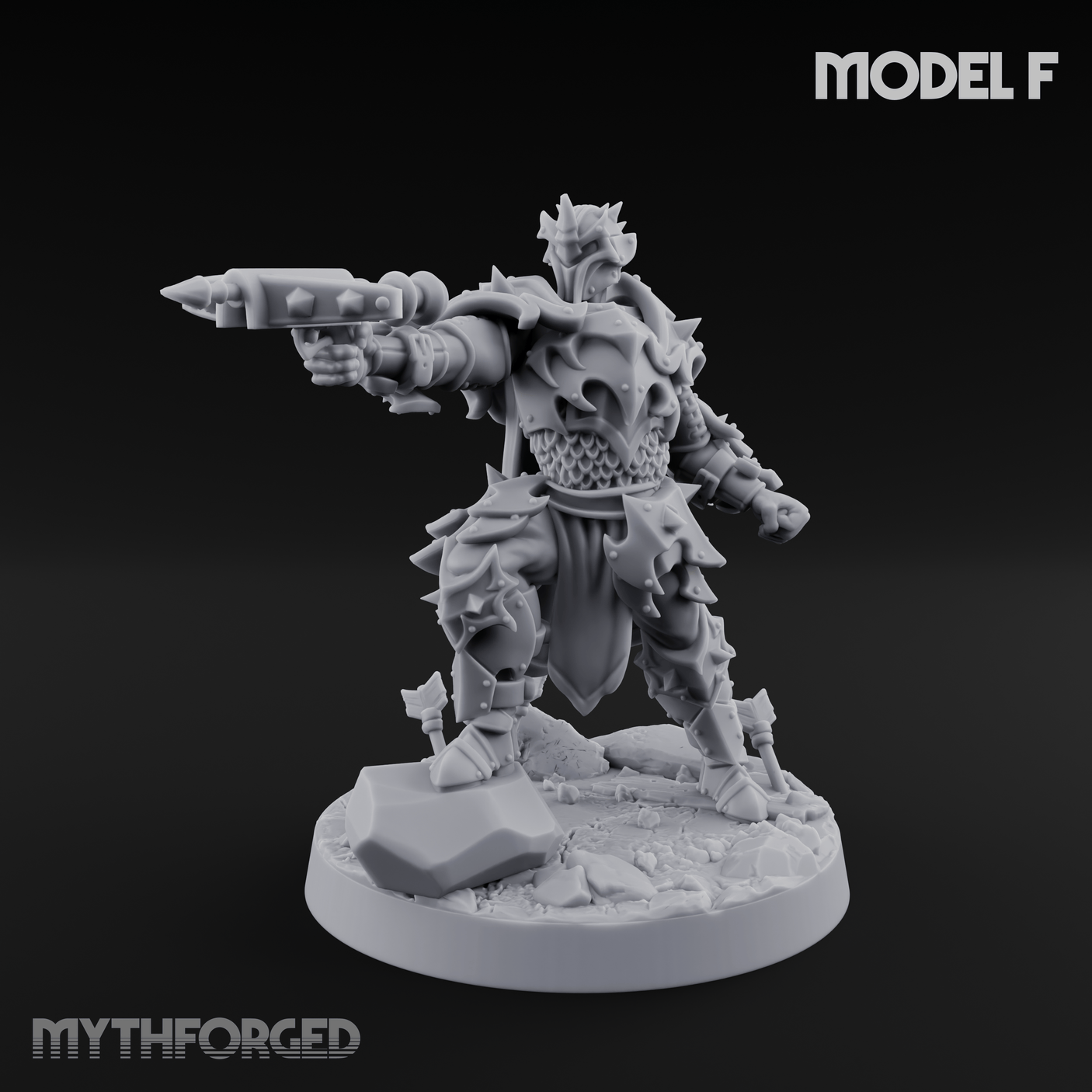 Cannon Crowned Sentinels F Miniature for Dungeons and Dragons, Pathfinder or other TTRPGs