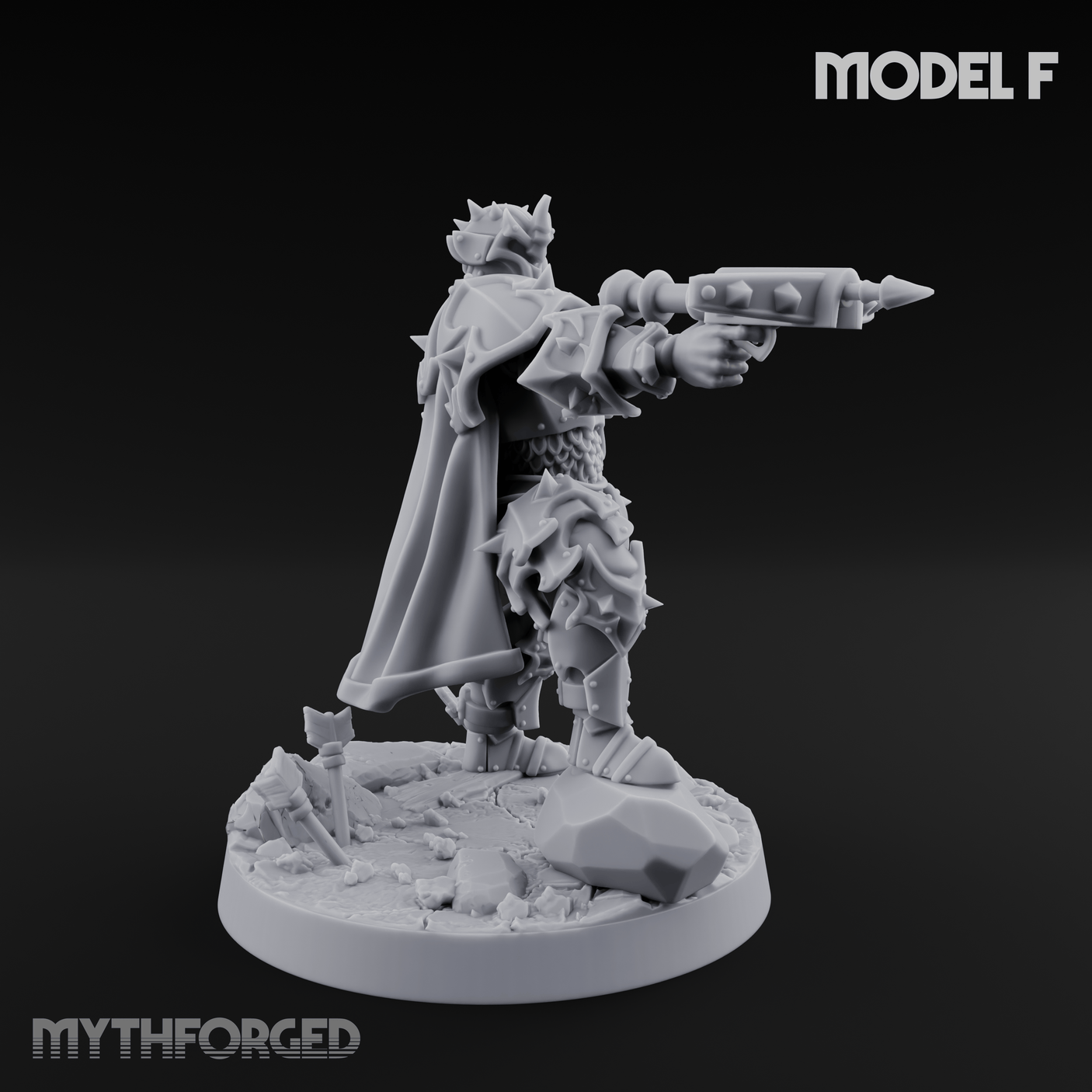 Cannon Crowned Sentinels F Miniature for Dungeons and Dragons, Pathfinder or other TTRPGs