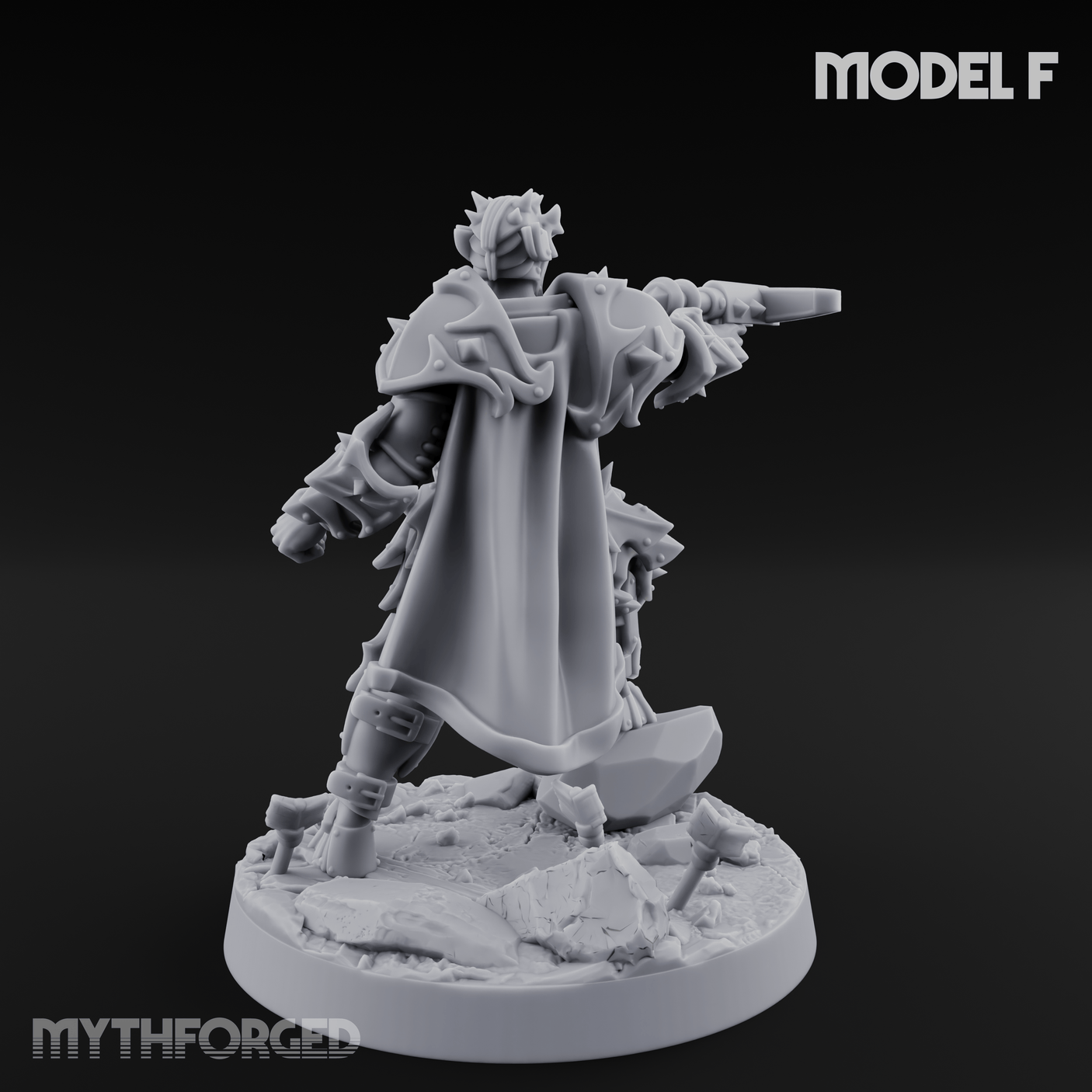 Cannon Crowned Sentinels F Miniature for Dungeons and Dragons, Pathfinder or other TTRPGs