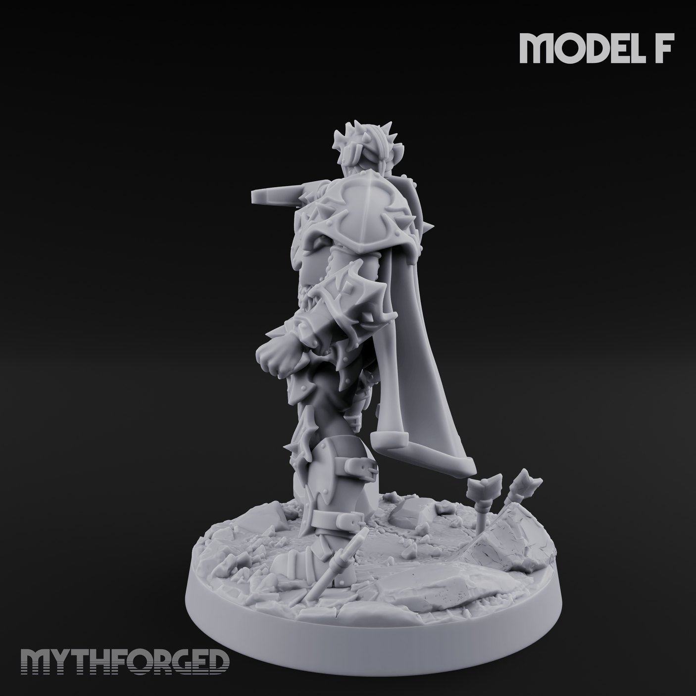 Cannon Crowned Sentinels F Miniature for Dungeons and Dragons, Pathfinder or other TTRPGs