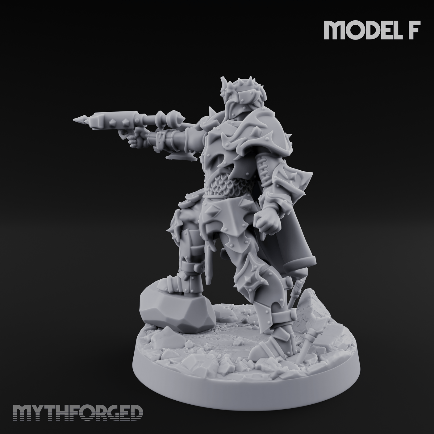 Cannon Crowned Sentinels F Miniature for Dungeons and Dragons, Pathfinder or other TTRPGs