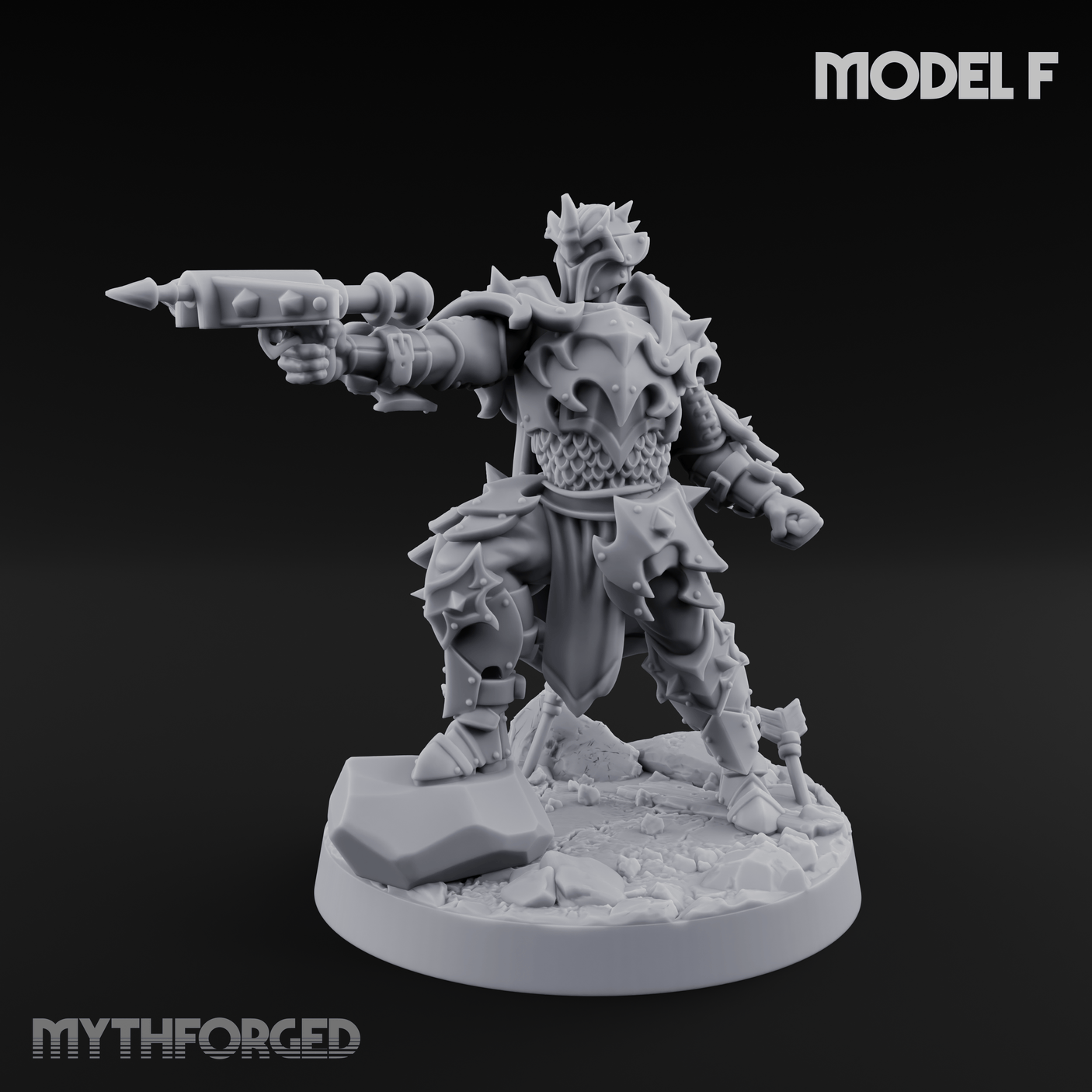 Cannon Crowned Sentinels F Miniature for Dungeons and Dragons, Pathfinder or other TTRPGs