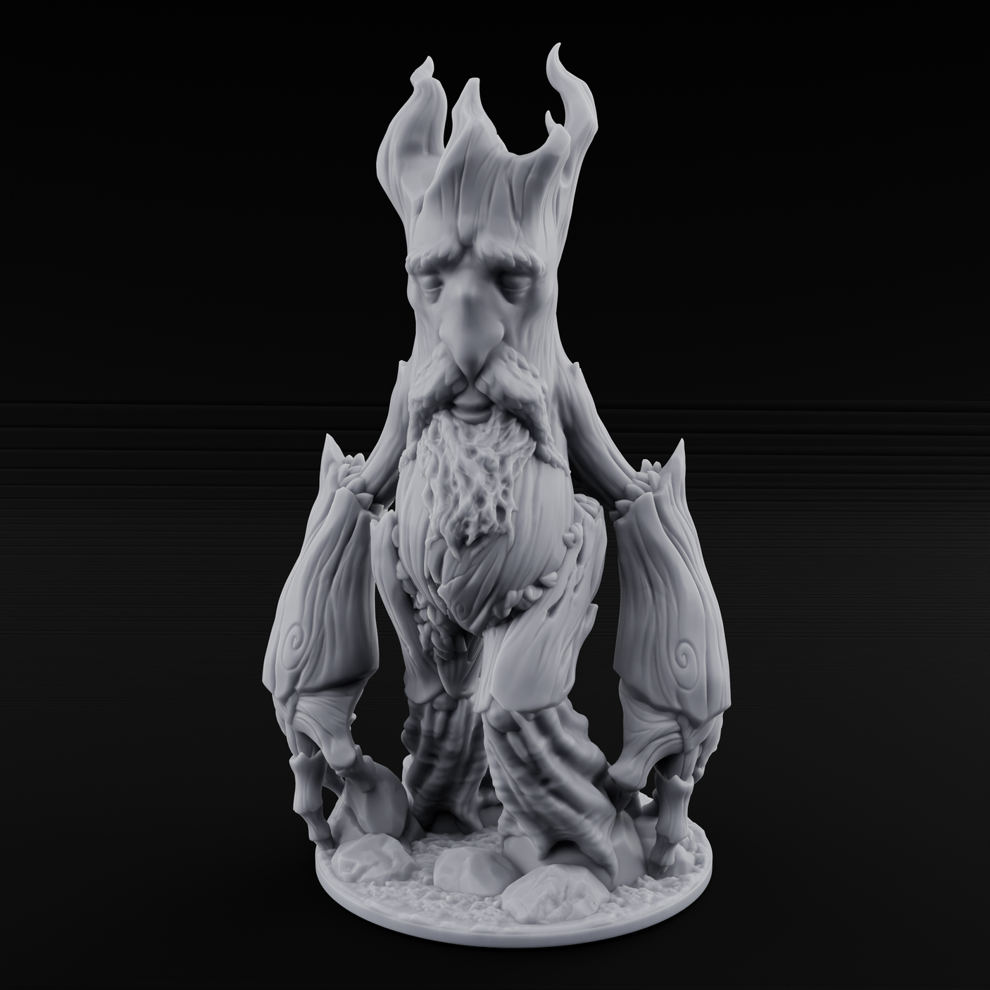 Deeply Rooted Treant Elder Miniature for Dungeons and Dragons, Pathfinder or other TTRPGs