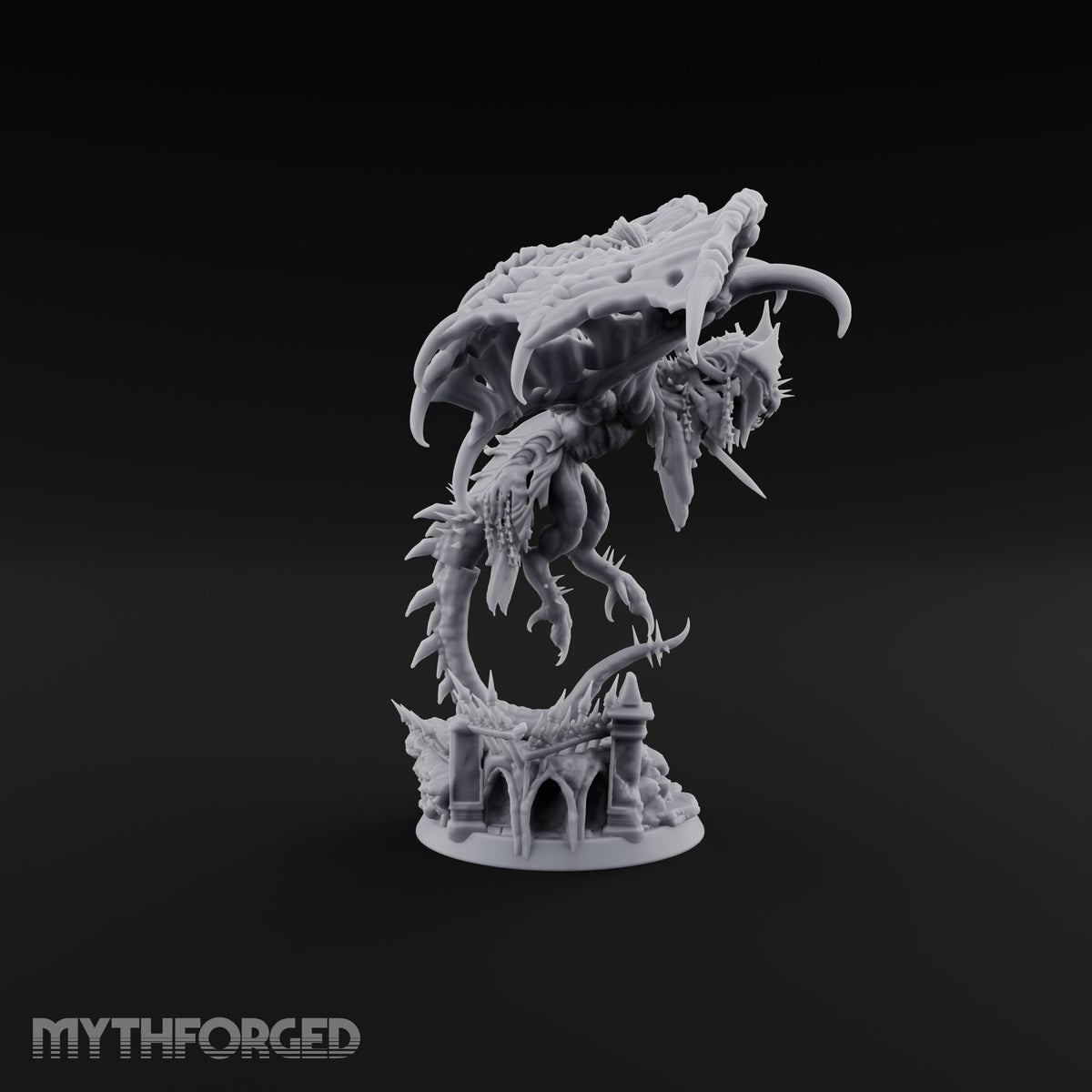 Answered the Gate's Last Summons Wraith Rider on Wyvern