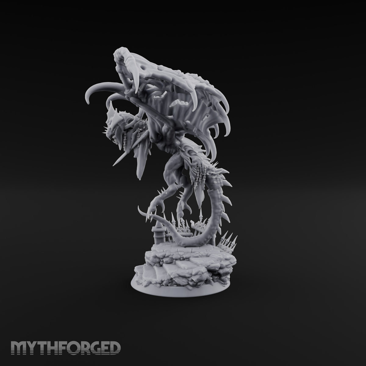 Answered the Gate's Last Summons Wraith Rider on Wyvern