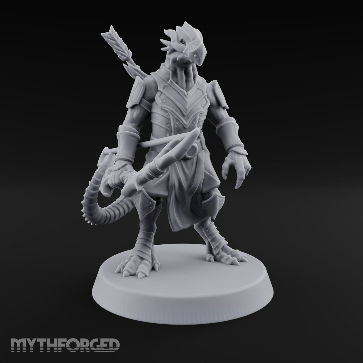 Crests Up, Tails Out Dragonborn Archer B