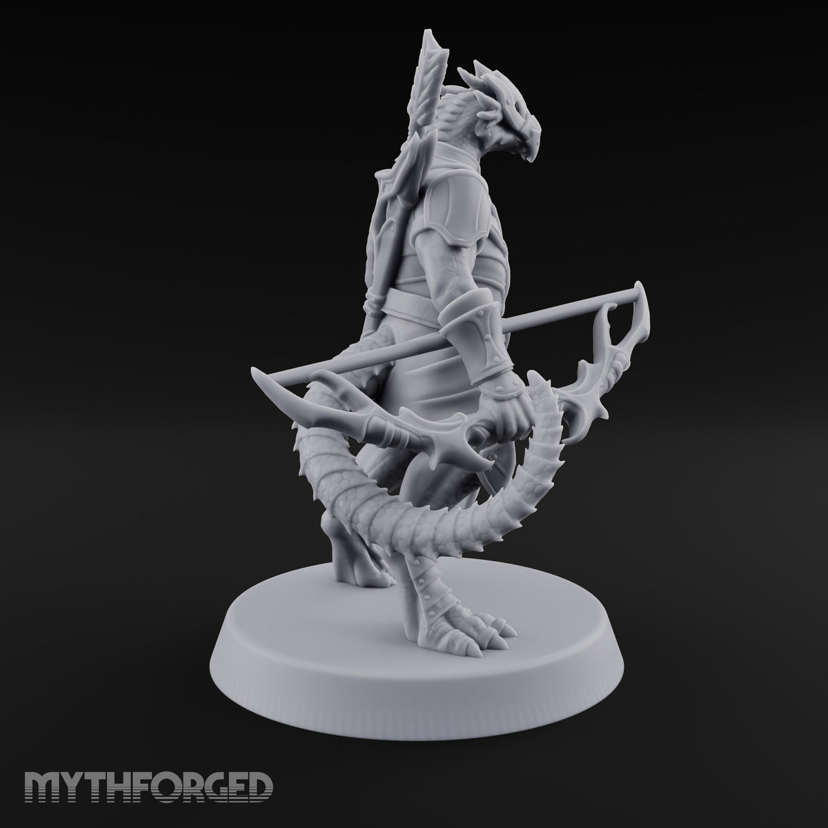 Crests Up, Tails Out Dragonborn Archer B