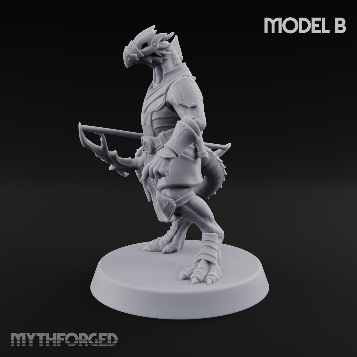 Crests Up, Tails Out Dragonborn Archer B