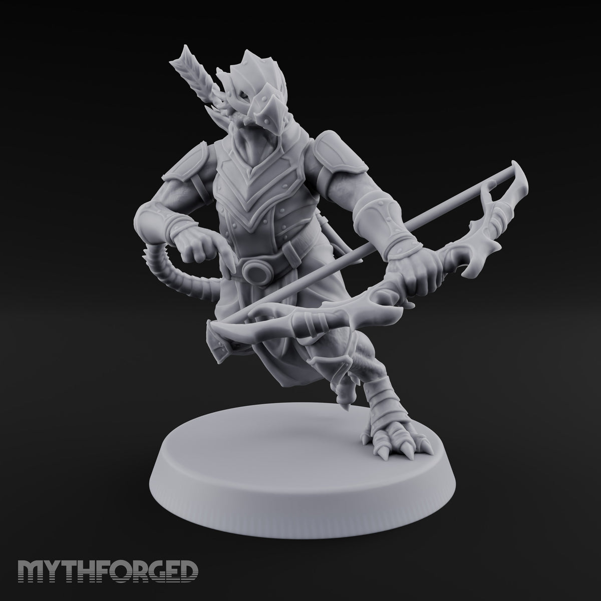 Crests Up, Tails Out Dragonborn Archer C