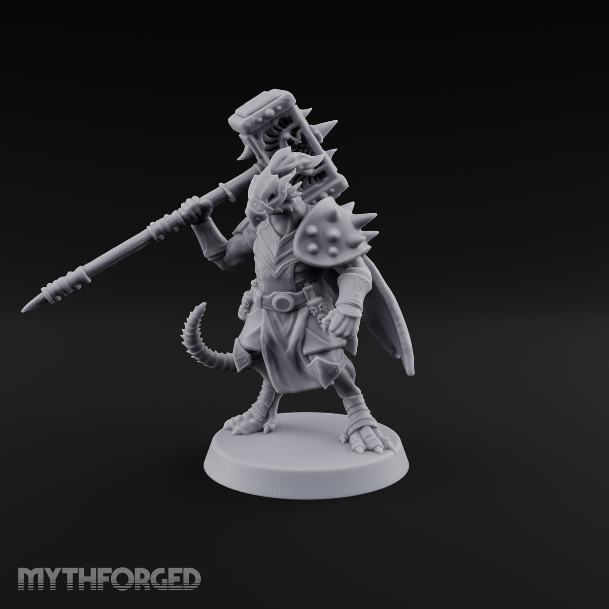 Spiked Pauldron Dragonborn Champion