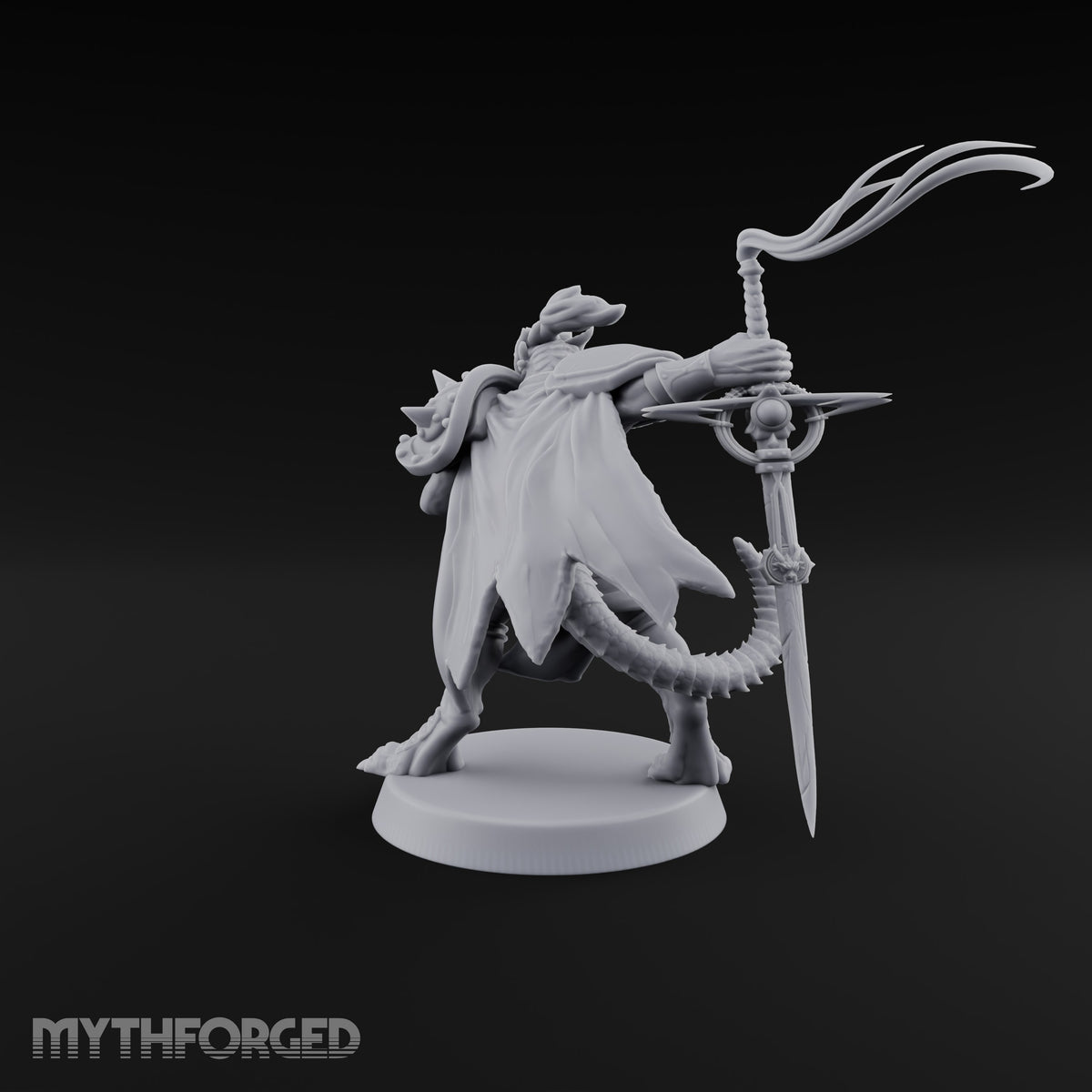 Cross-Guard Raised Dragonborn Champion