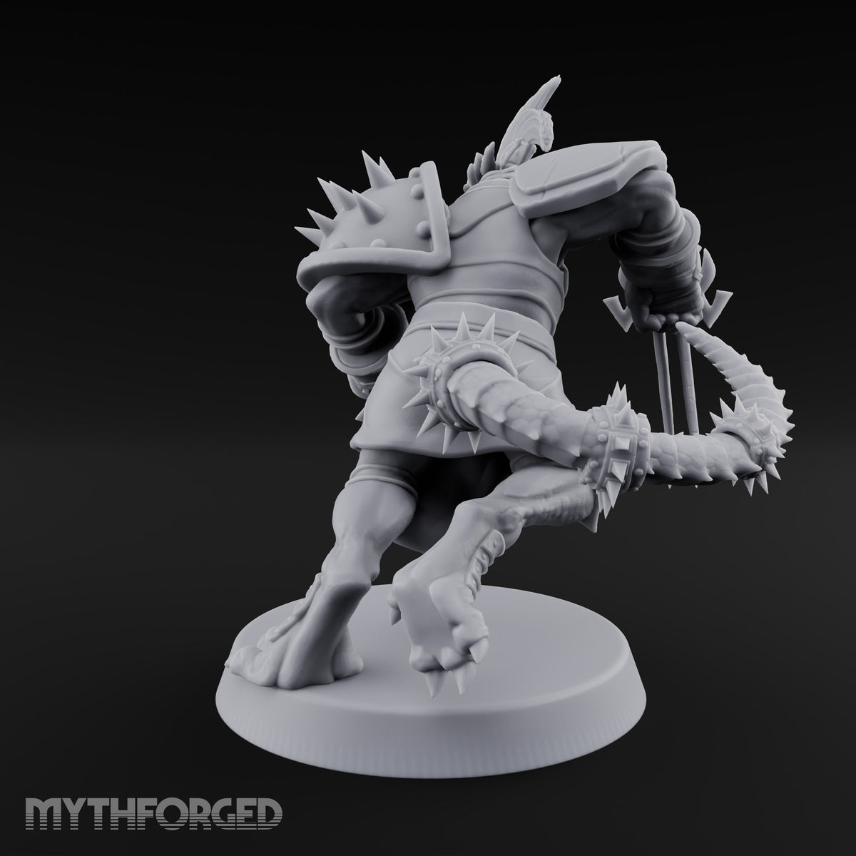 Spiked Shields, Twin Claws Dragonborn Reaver A