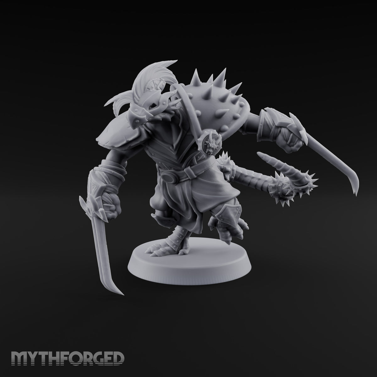 Spiked Shields, Twin Claws Dragonborn Reaver B