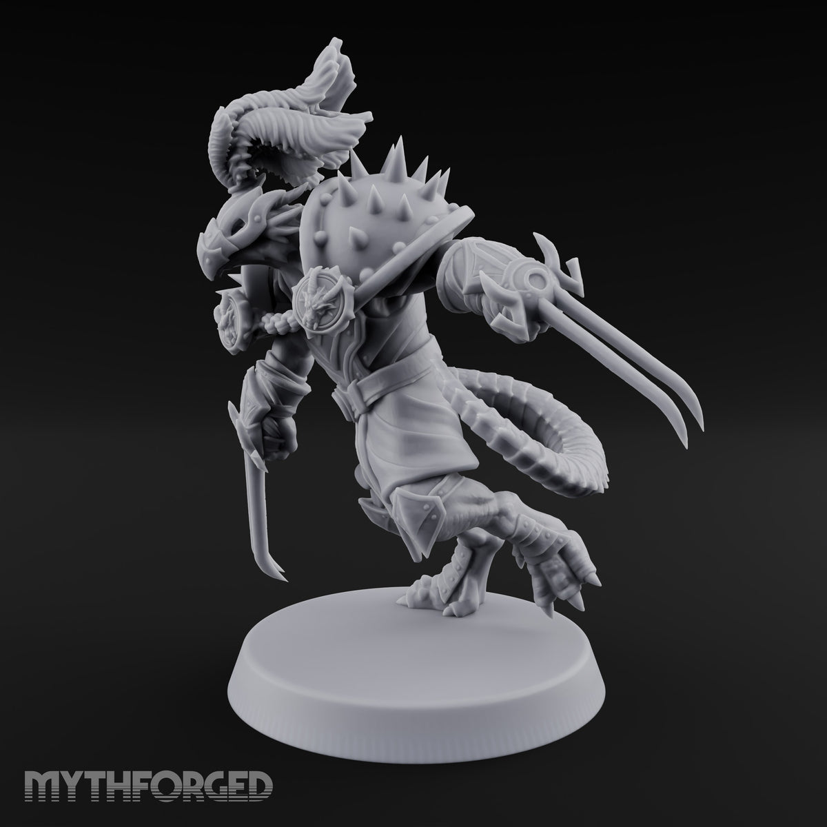 Pauldrons Like Pincushions Dragonborn Reaver Leader