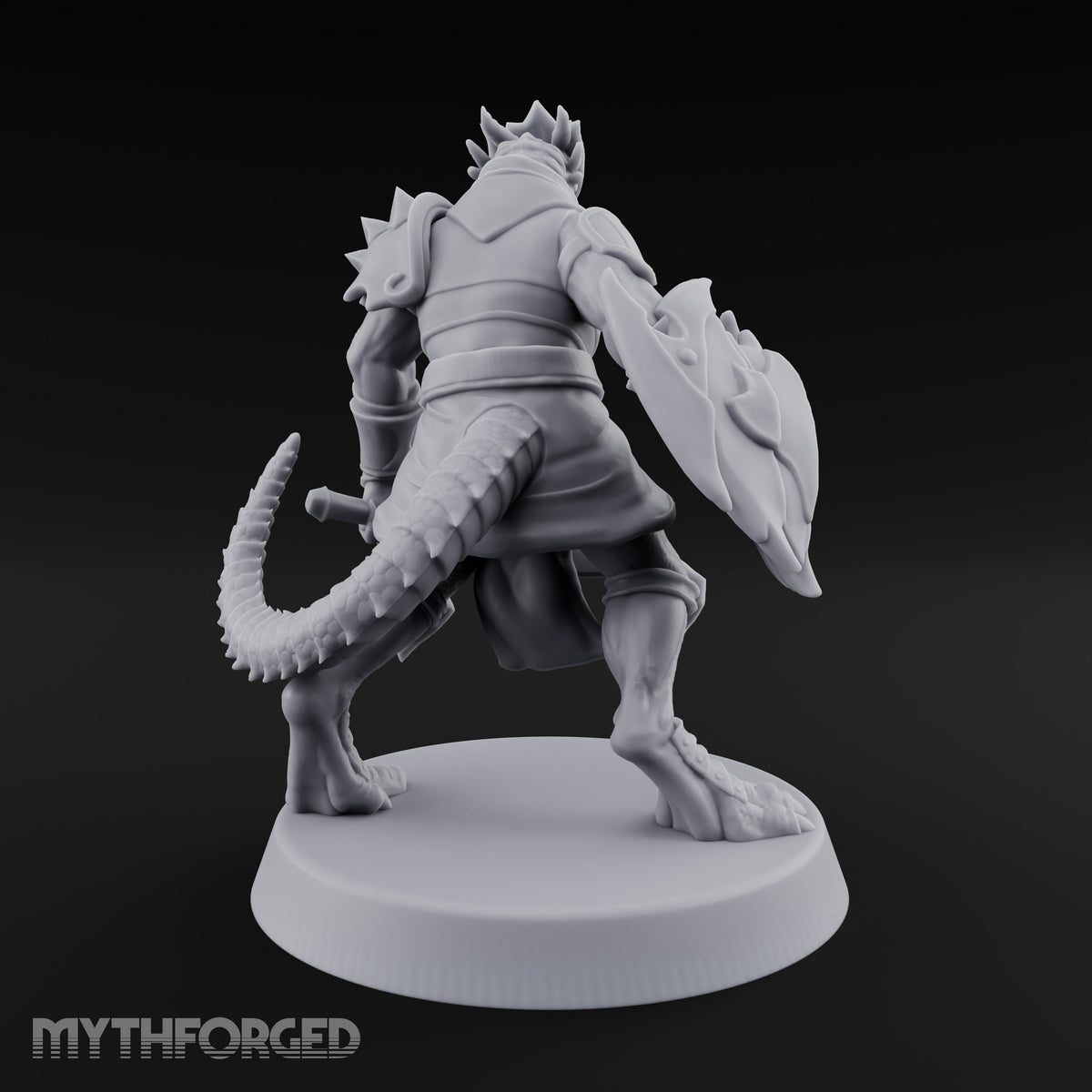 Scales Rattle, Shields Rise Dragonborn Swordsman B