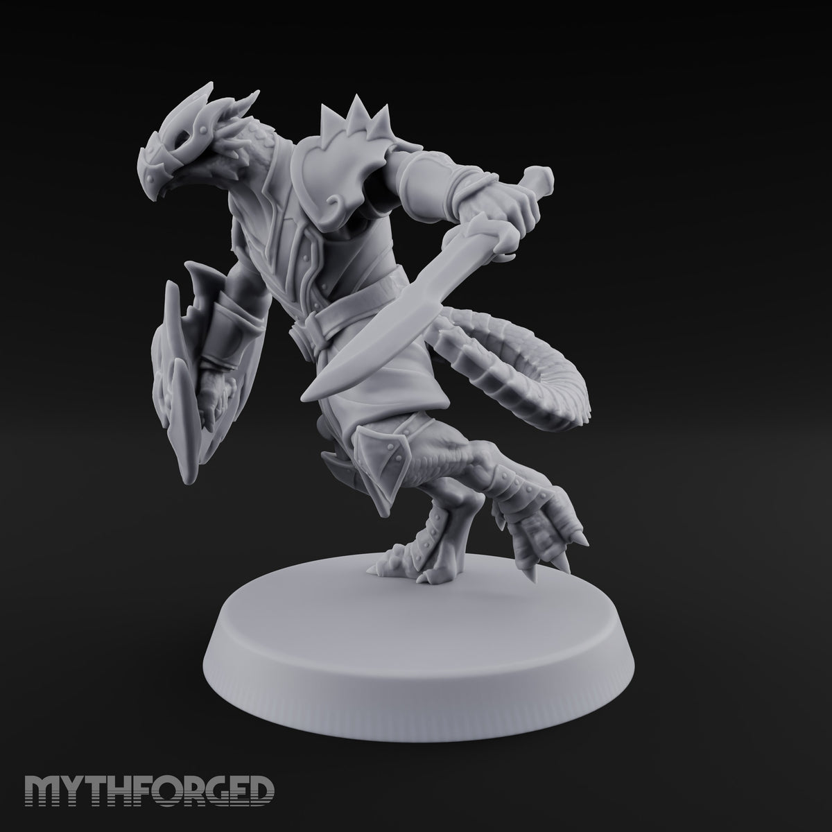 Scales Rattle, Shields Rise Dragonborn Swordsman C