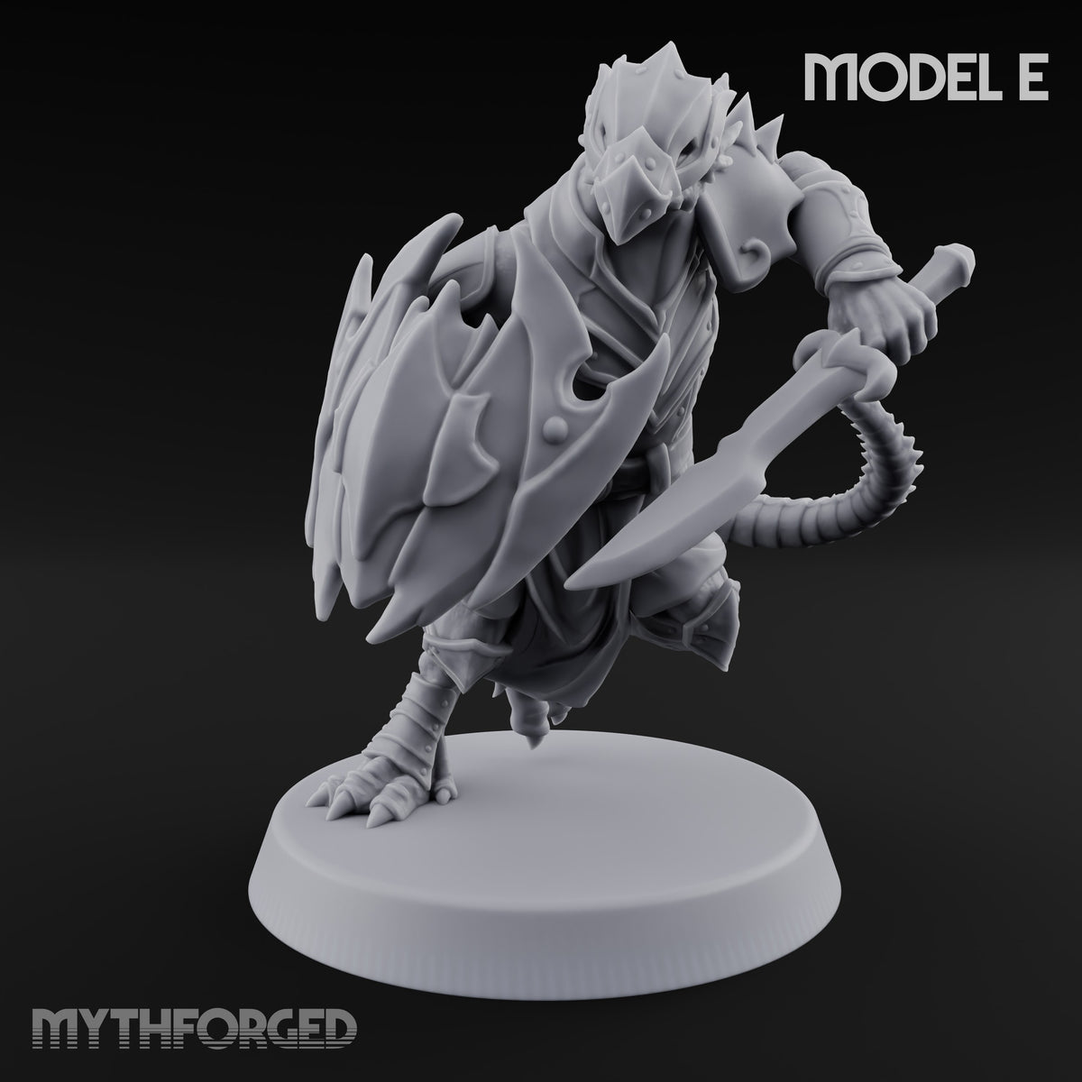 Scales Rattle, Shields Rise Dragonborn Swordsman E