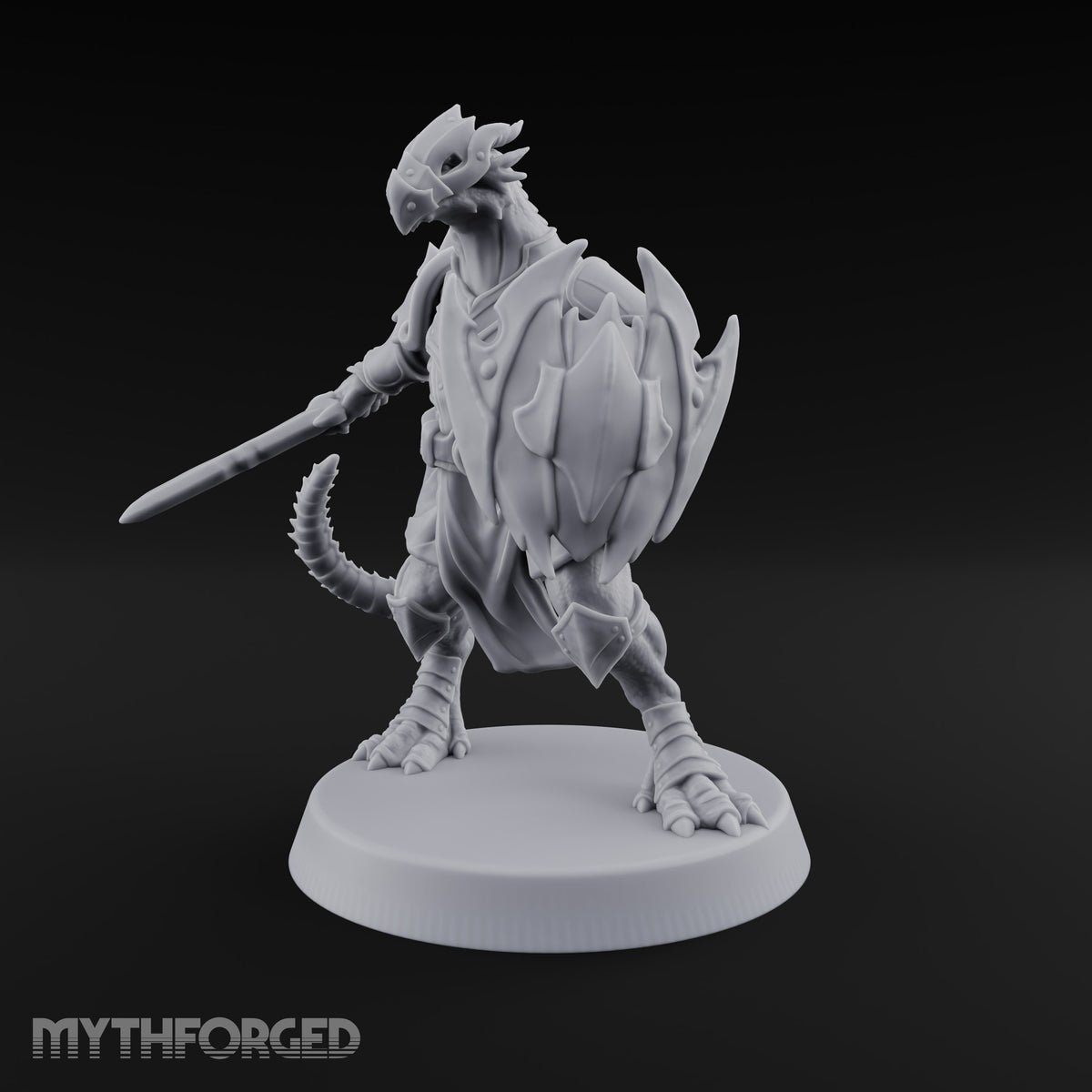 Scales Rattle, Shields Rise Dragonborn Swordsman F