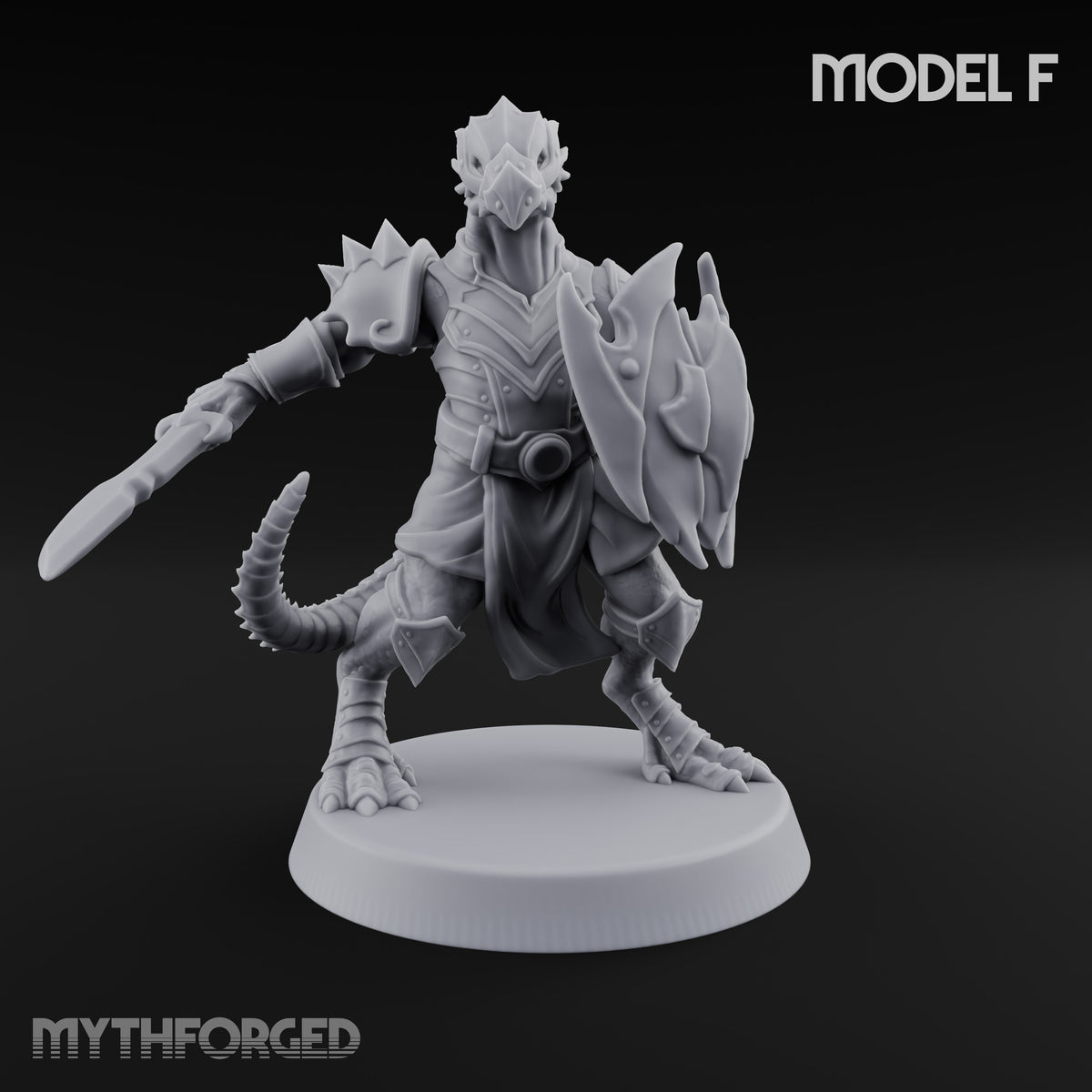 Scales Rattle, Shields Rise Dragonborn Swordsmen — F
